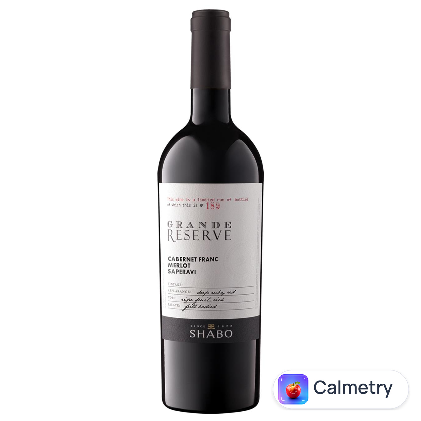 Вино Shabo Grande Reserve Каберне Фран-Мерло-Сапераві червоне сухе 14,4% 0,75л