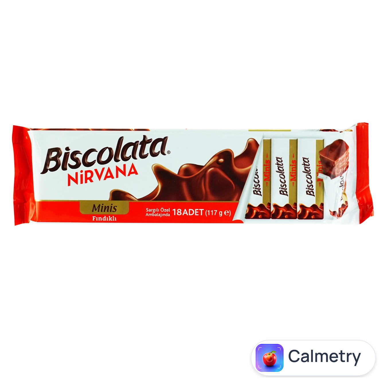 Вафлі Biscolata Nirvana Minis з горіховим кремом в молочному шоколадi 117г