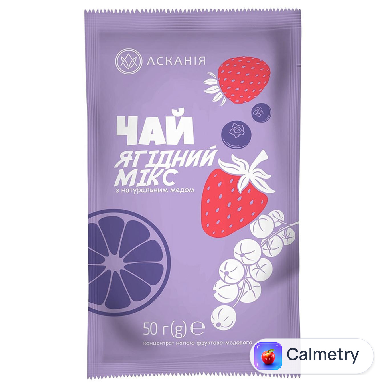 Чай концентрований Асканія Ягідний мікс з медом 50г — фото продукту