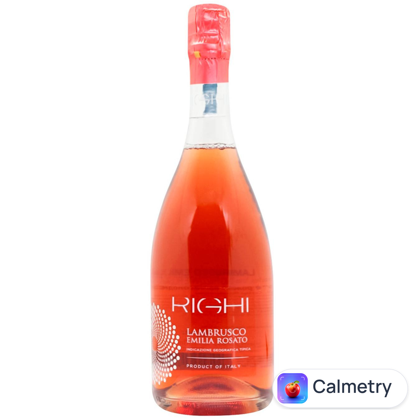 Вино ігристе Righi Lambrusco Emilia рожеве напівсолодке 7,5% 0,75л