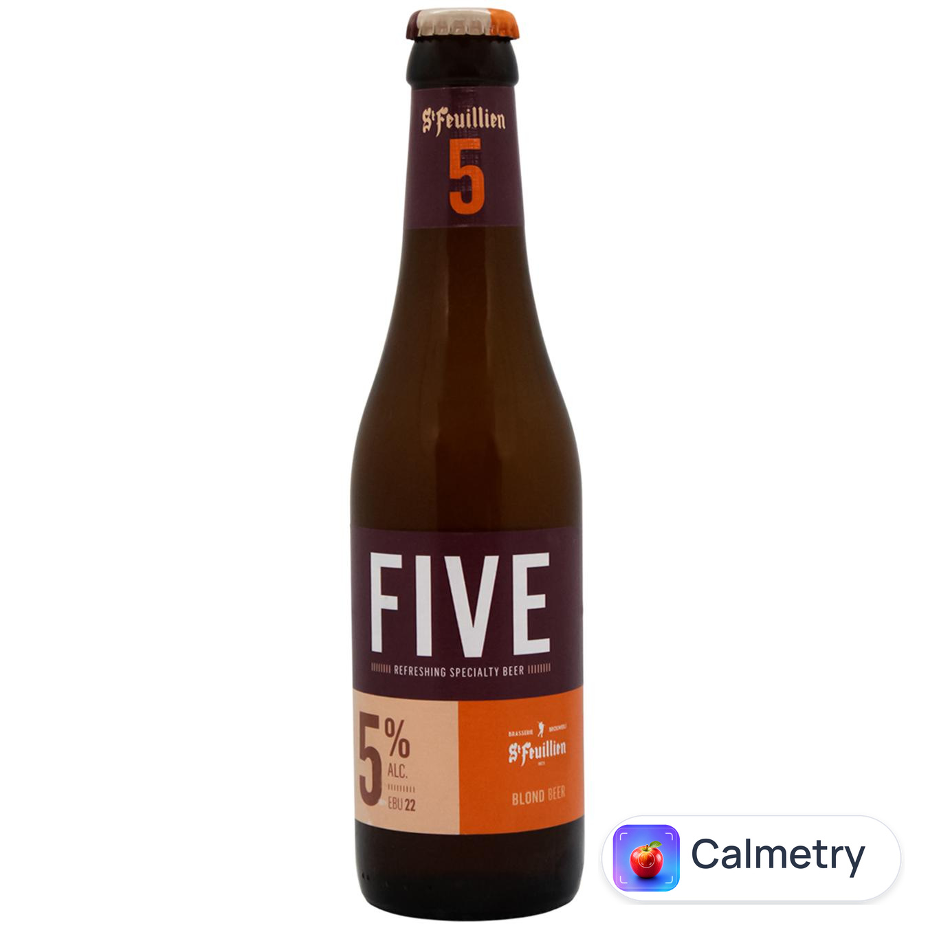 Пиво St-Feuillien Five світле фільтроване 5% 0,33л