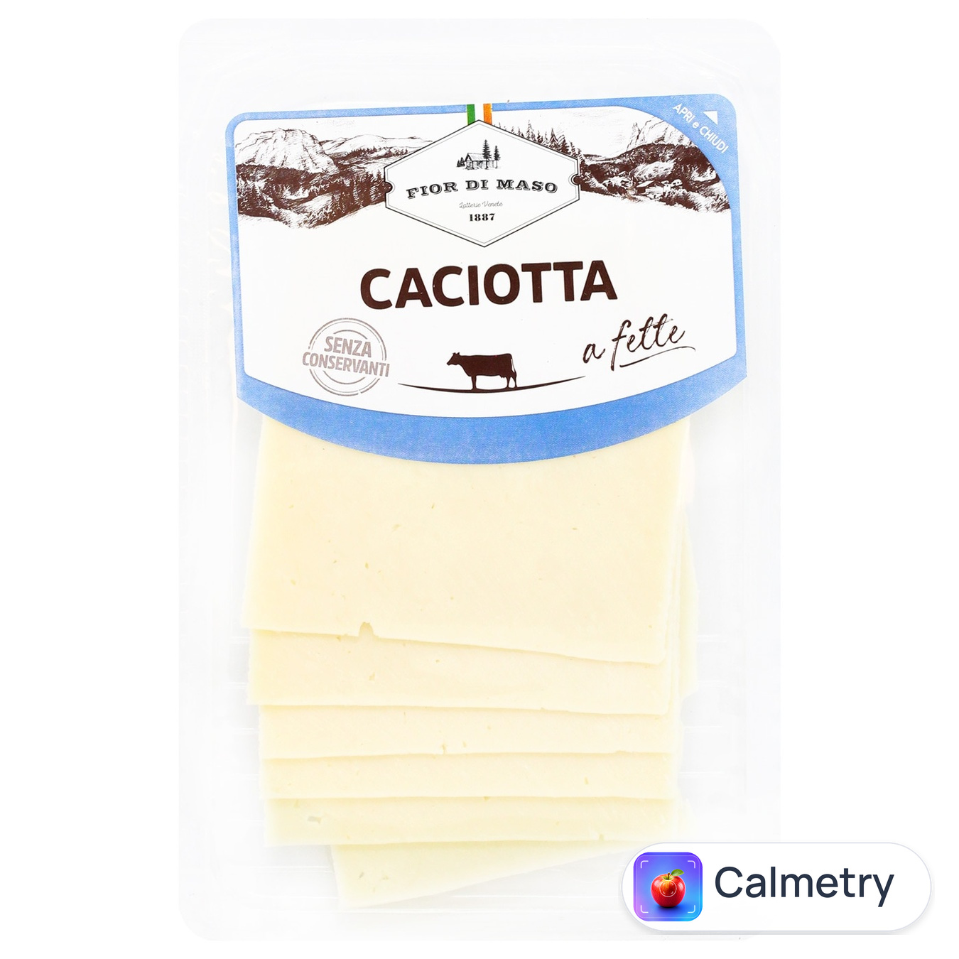 Сир Fior di Maso Caciotta нарізаний 29% 130г