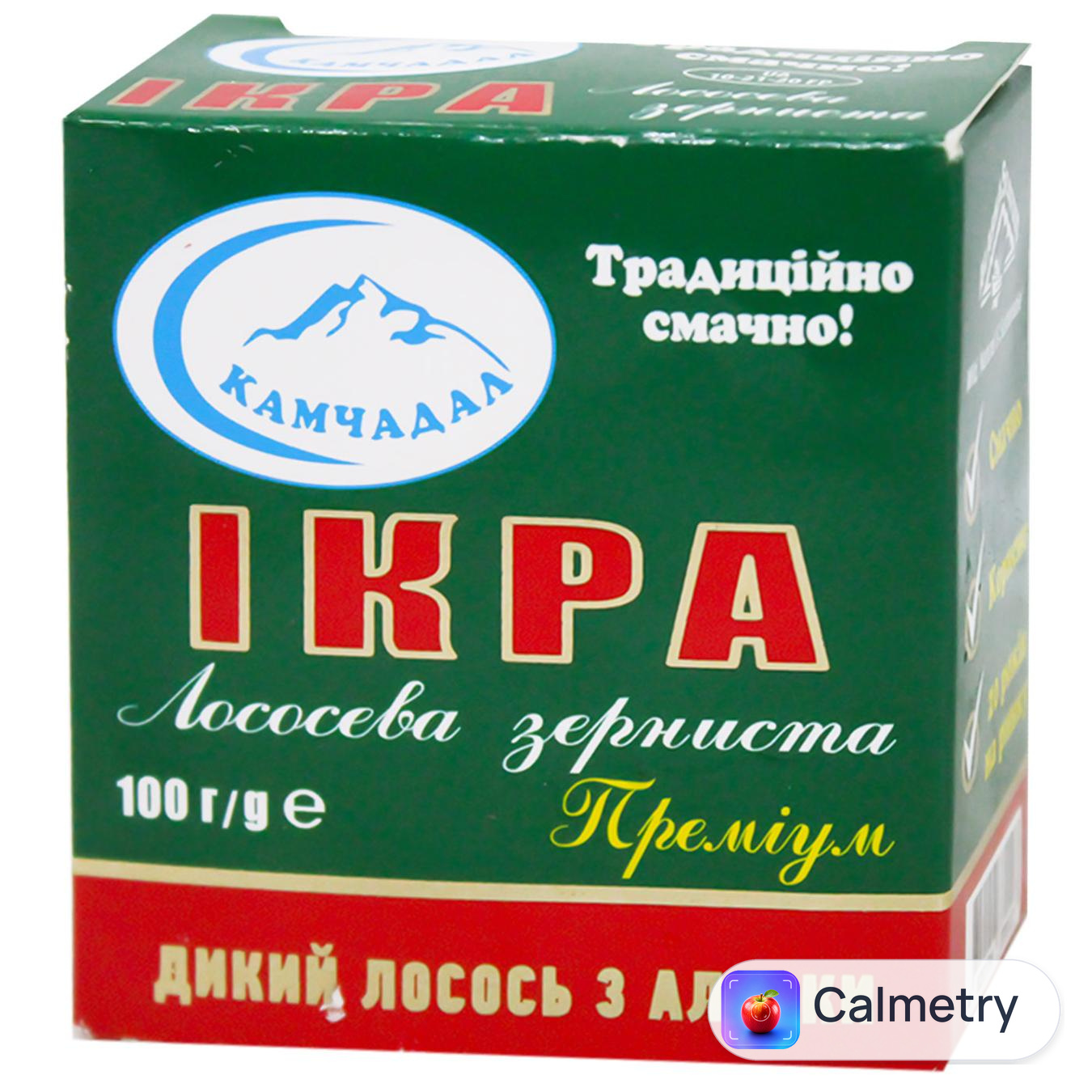 Ікра лососева Камчадал Преміум зерниста 100г