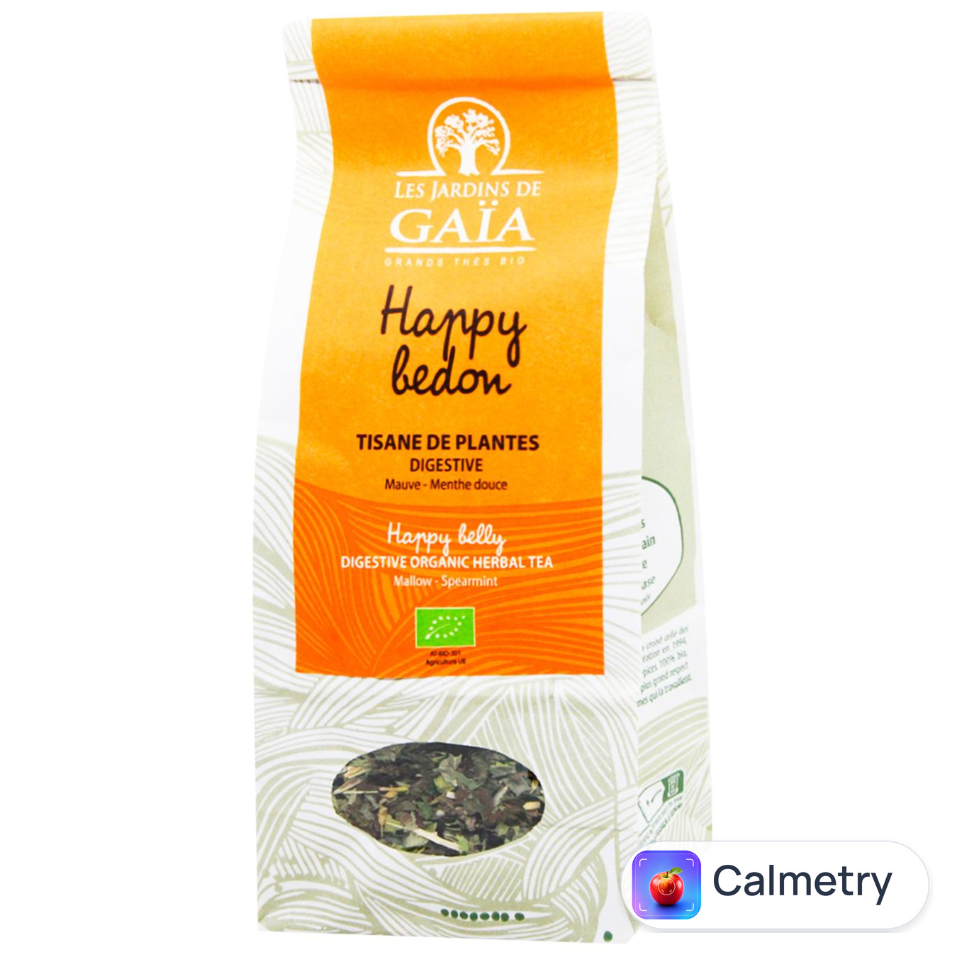 Чай трав'яний Les Jardins de Gaia Happy Belly органічний 50г