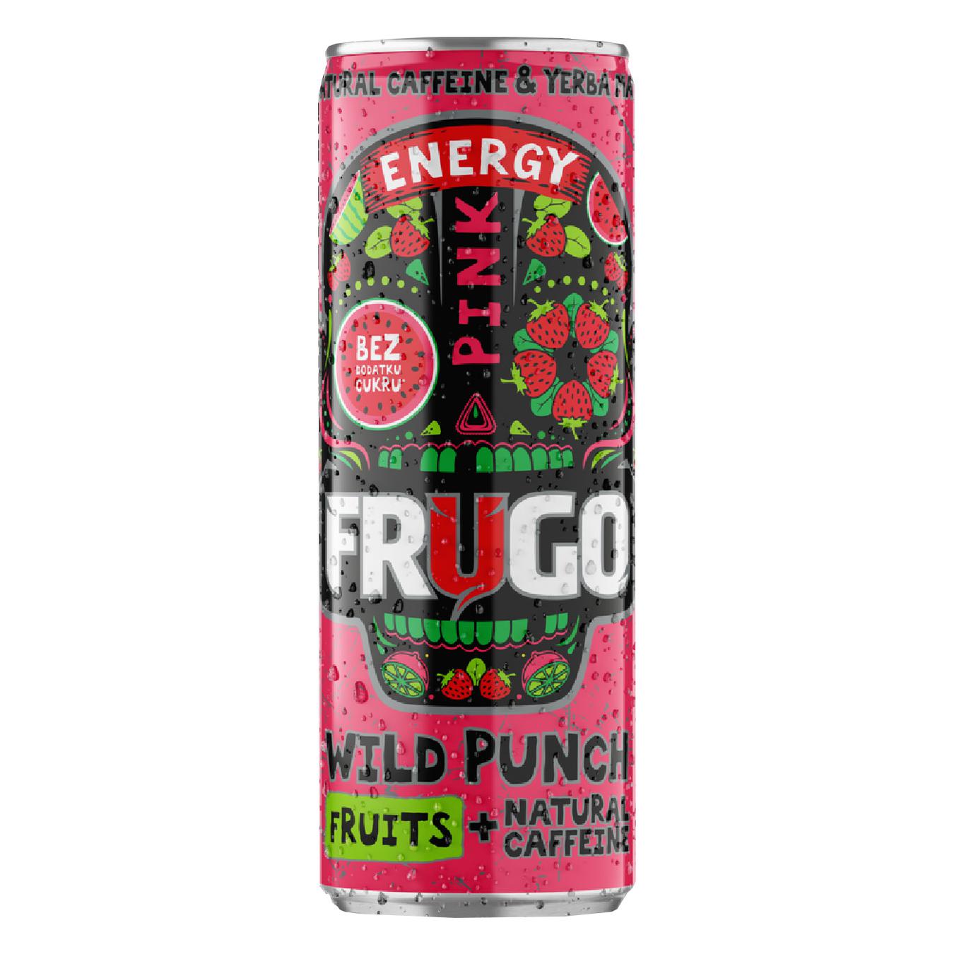 Напій енергетичний Frugo Pink 0,33л — фото продукту