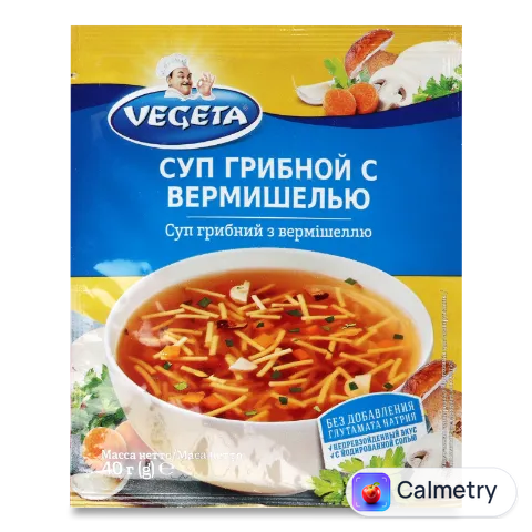 Суп Podravka грибний з вермішеллю