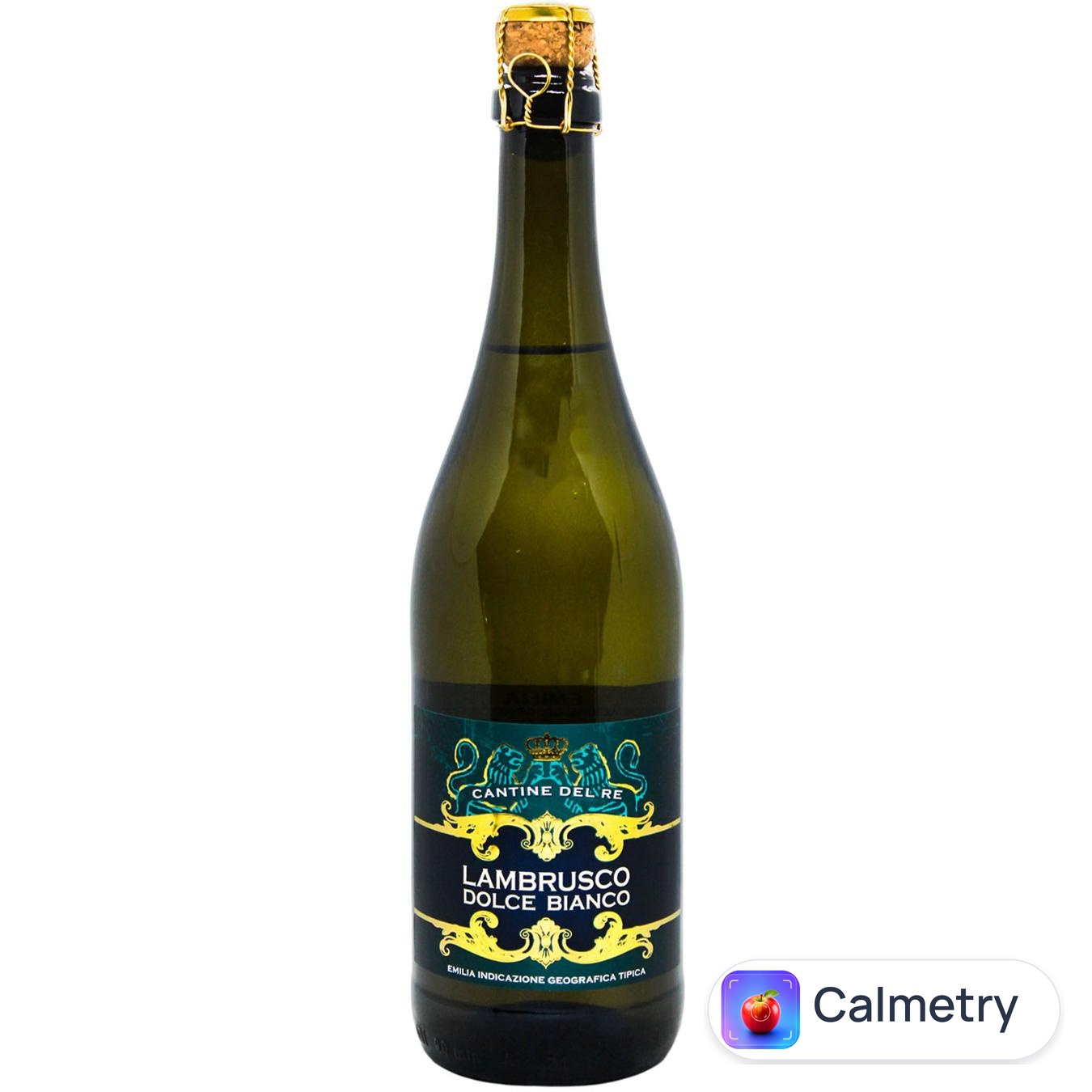 Вино ігристе Cantine Del Re Lambrusco біле 8% 0,75л