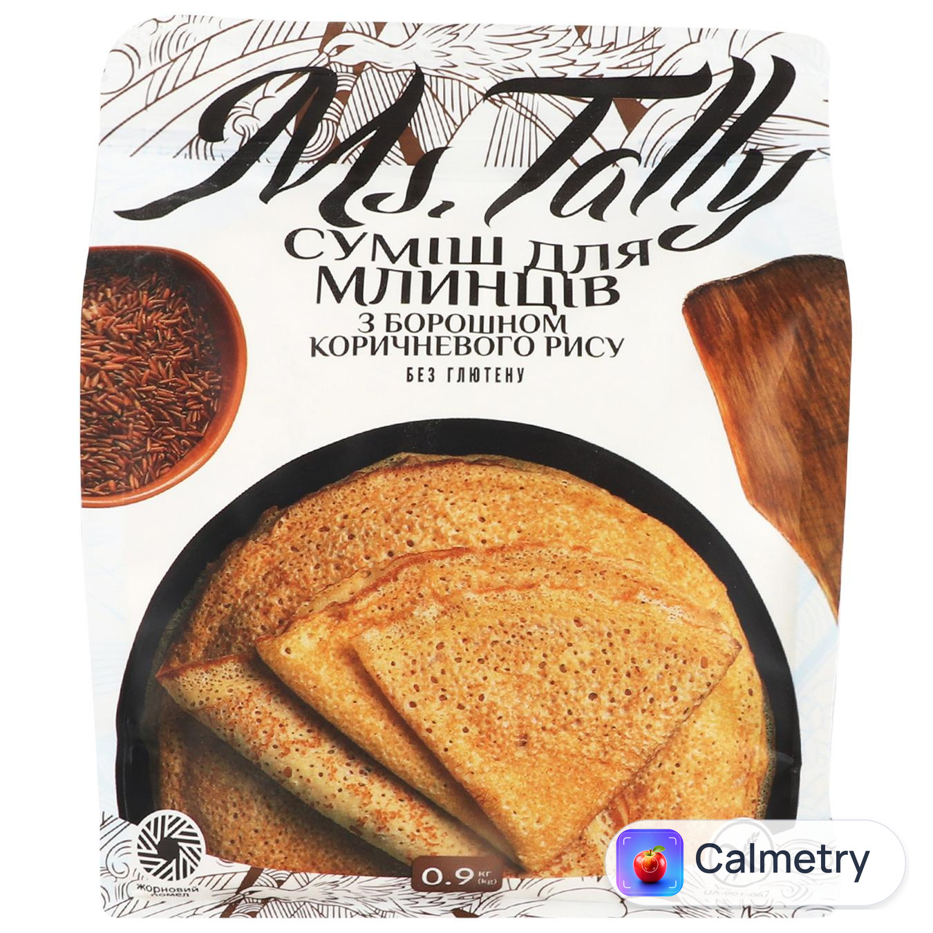 Суміш для млинців Ms.Tally з борошном коричневого рису 0,9кг