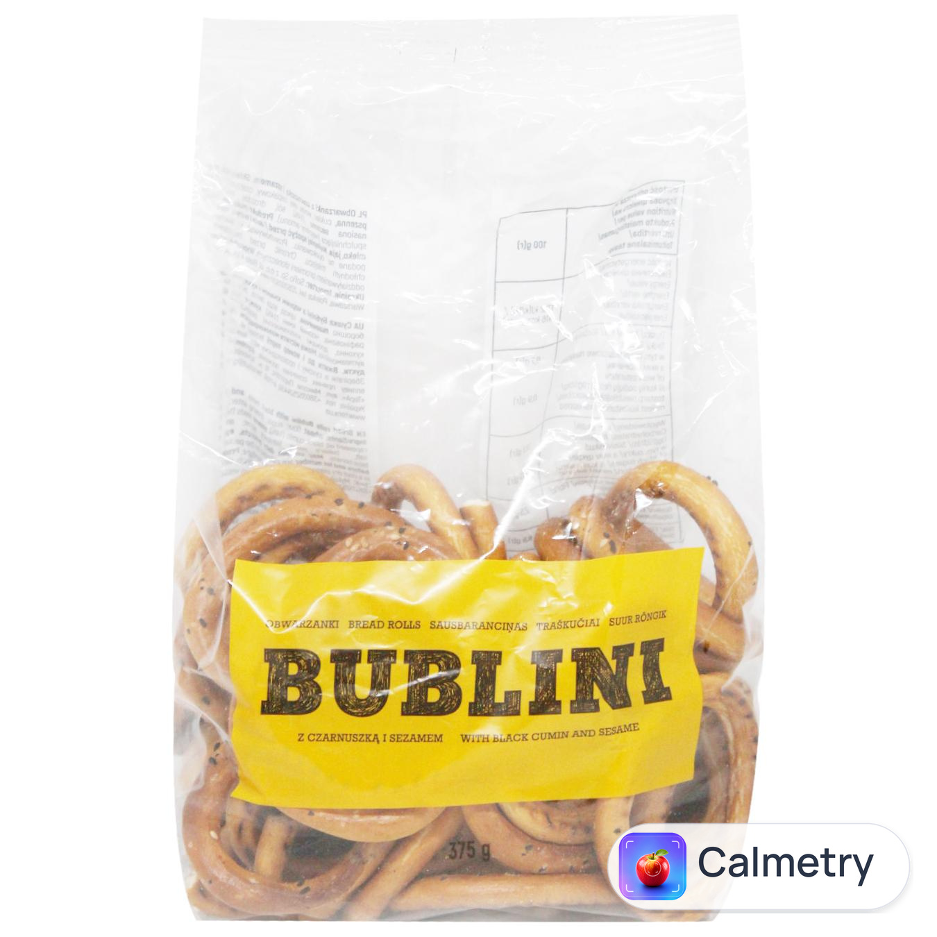 Сушка Bublini з чорним кмином та кунжутом 375г