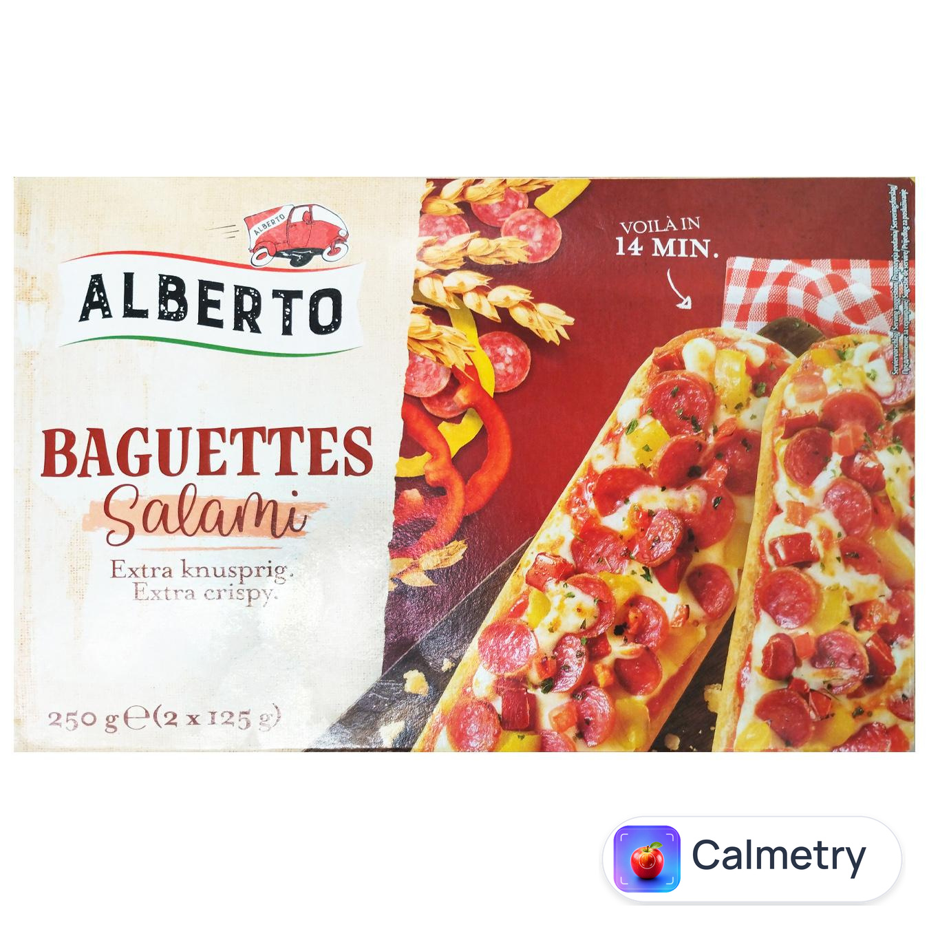 Багети Alberto Салямі 2шт 250г