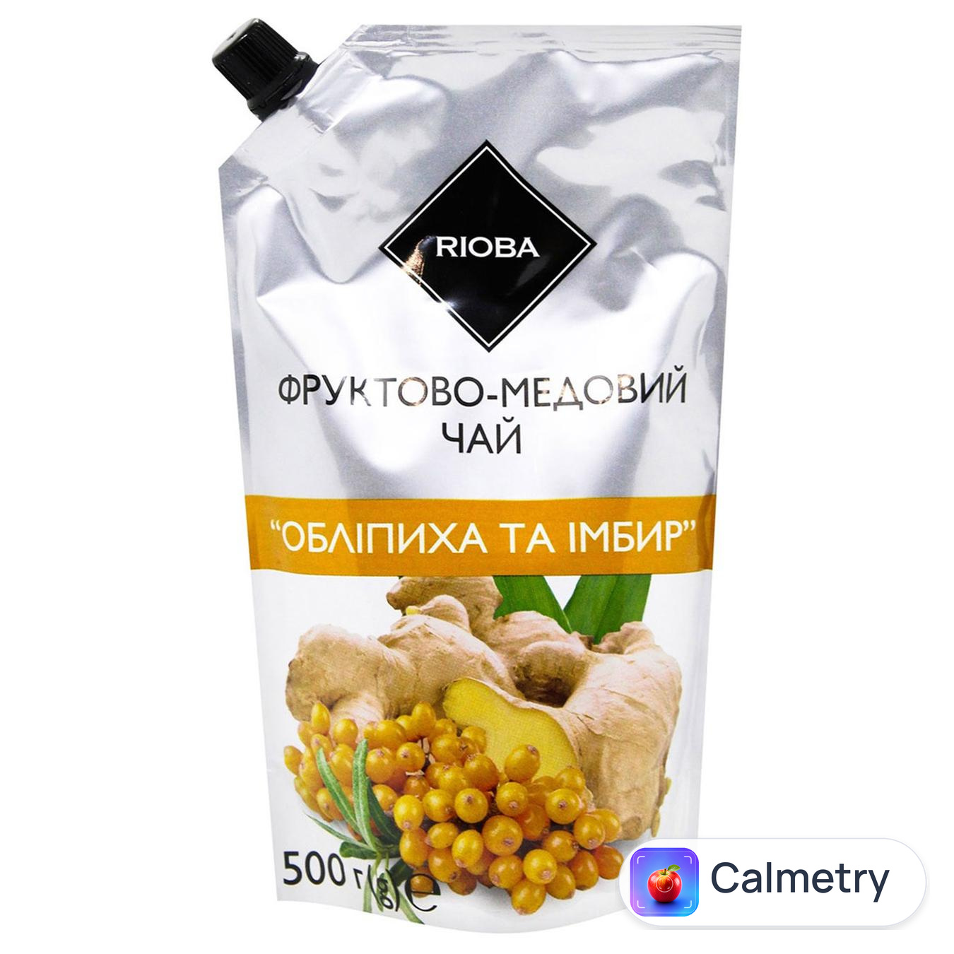 Чай фруктово-медовий Rioba концентрат Обліпиха та імбир 500г