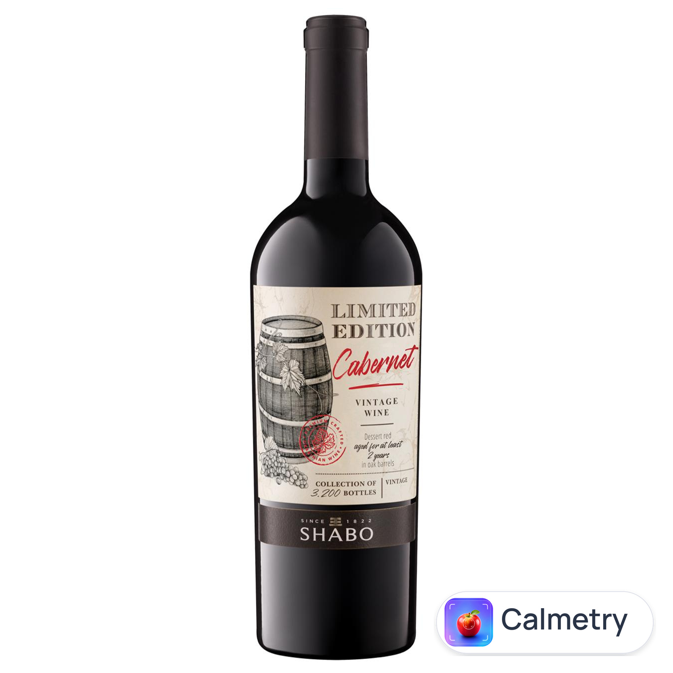 Вино Shabo Limited Edition Каберне червоне солодке 16% 0,75л