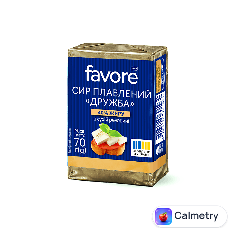 Сир плавлений Favore Дружба 40%, 70г