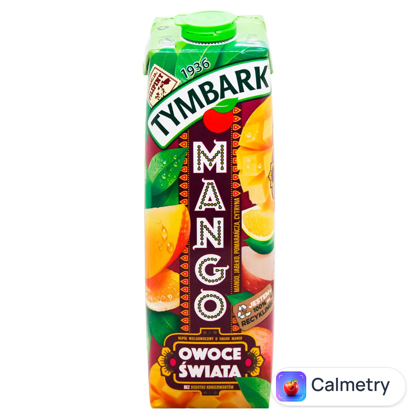 Напій соковий Tymbark Плоди світу Манго 1л — фото продукту