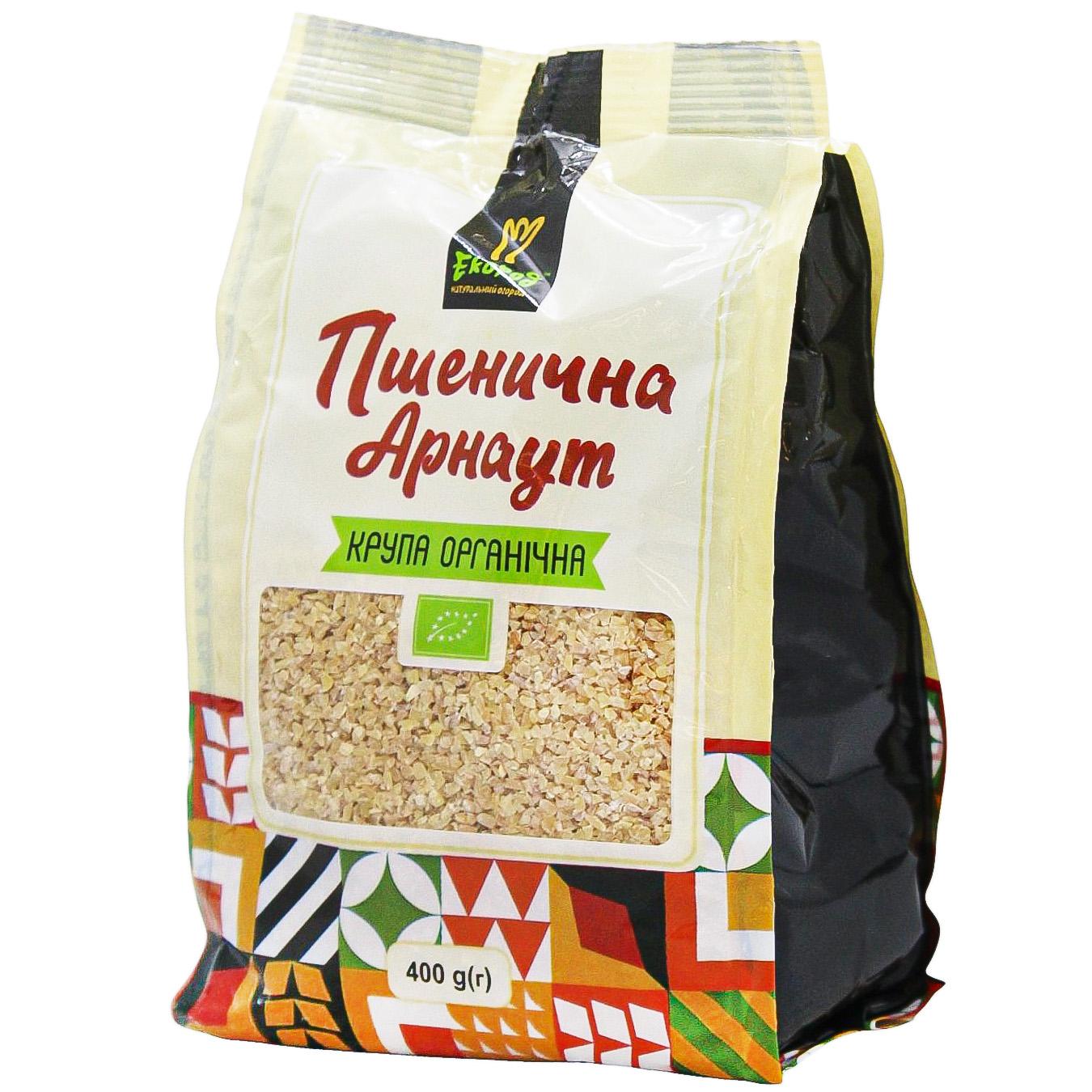 Крупа пшенична Арнаут Екород органічна 400г — фото продукту