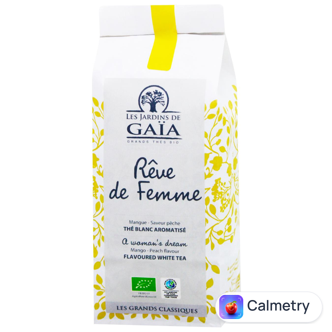 Чай білий Les Jardins de Gaia A Woman's Dream Персик-манго органічний 50г