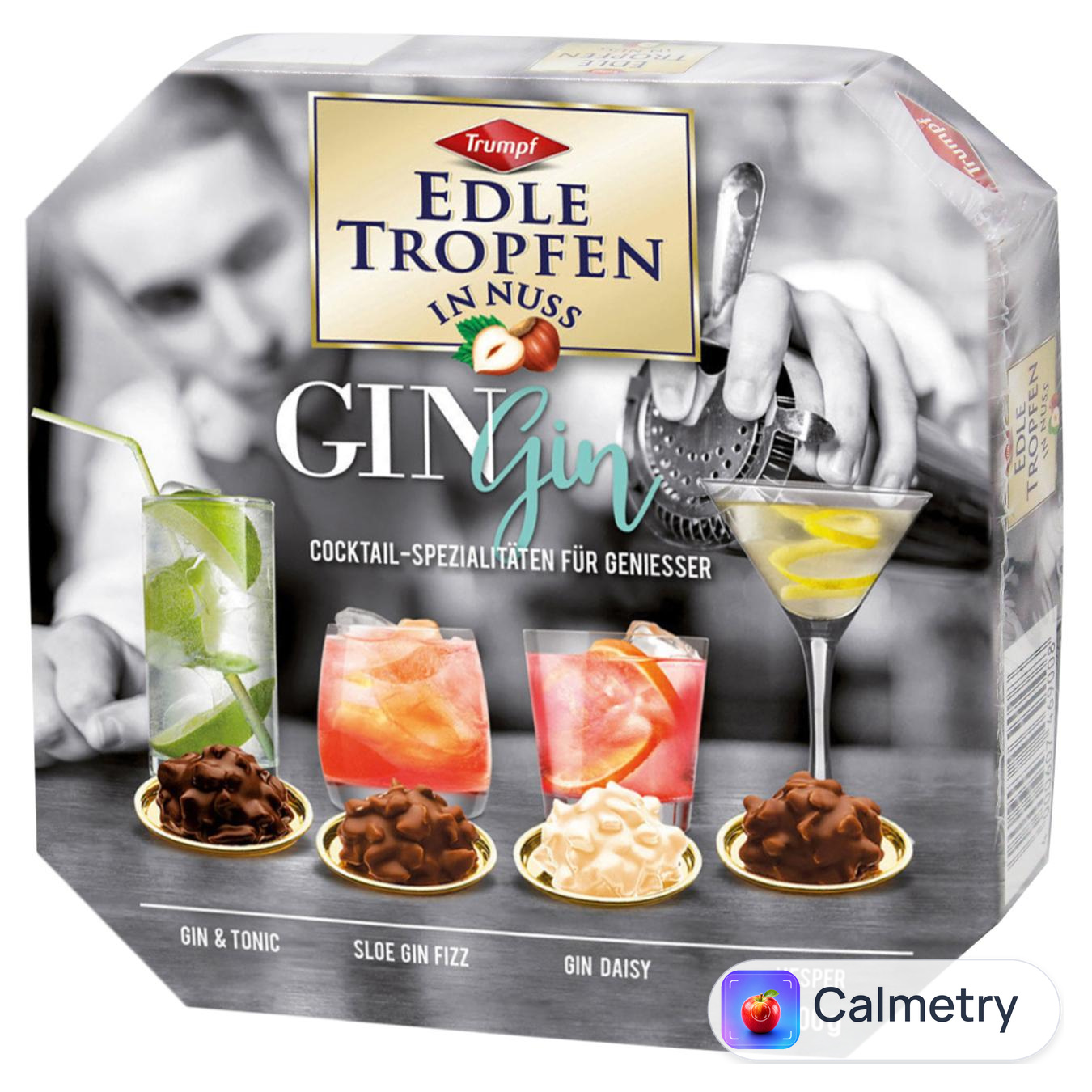 Цукерки Trumpf Edle Tropfen In Nuss Gin Gin 100г — фото продукту