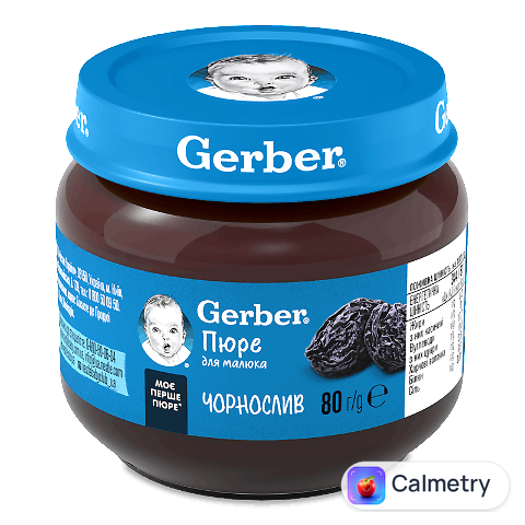 Пюре Gerber чорнослив, 80г
