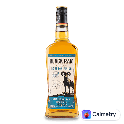 Віскі Black Ram Bourbon, 0,5л