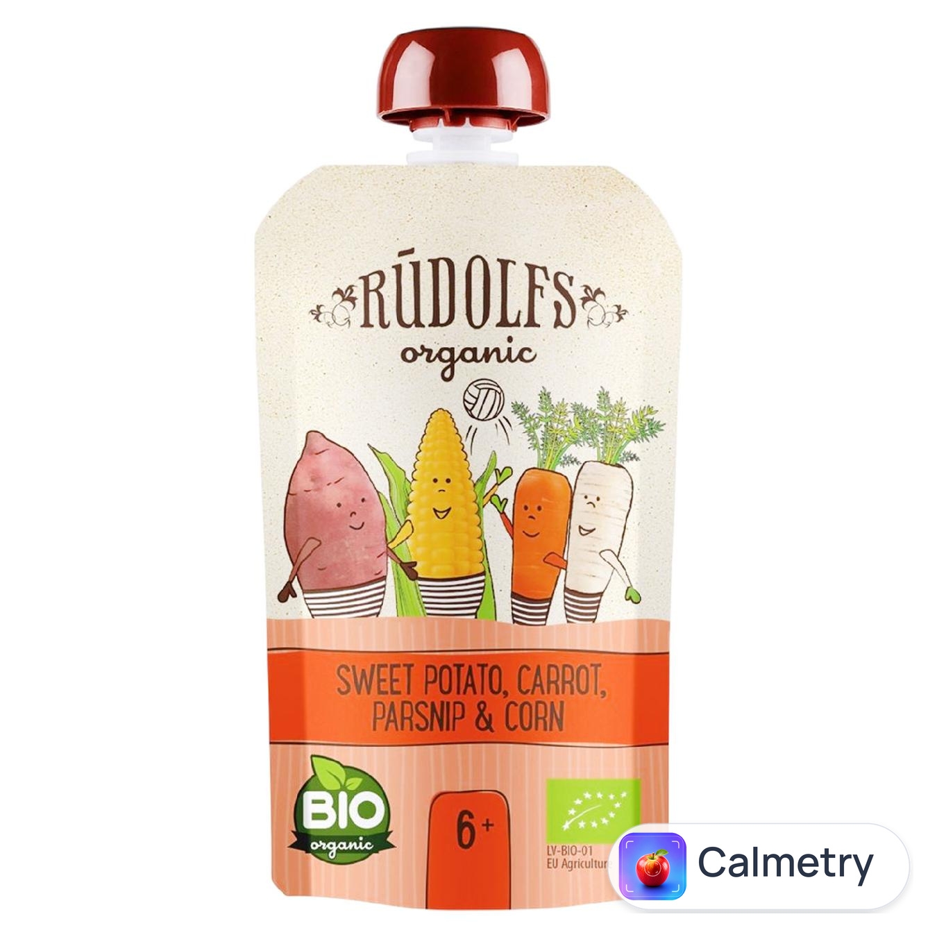 Пюре Rudolfs смузі батат-морква-пастернак з солодкою кукурудзою 110г