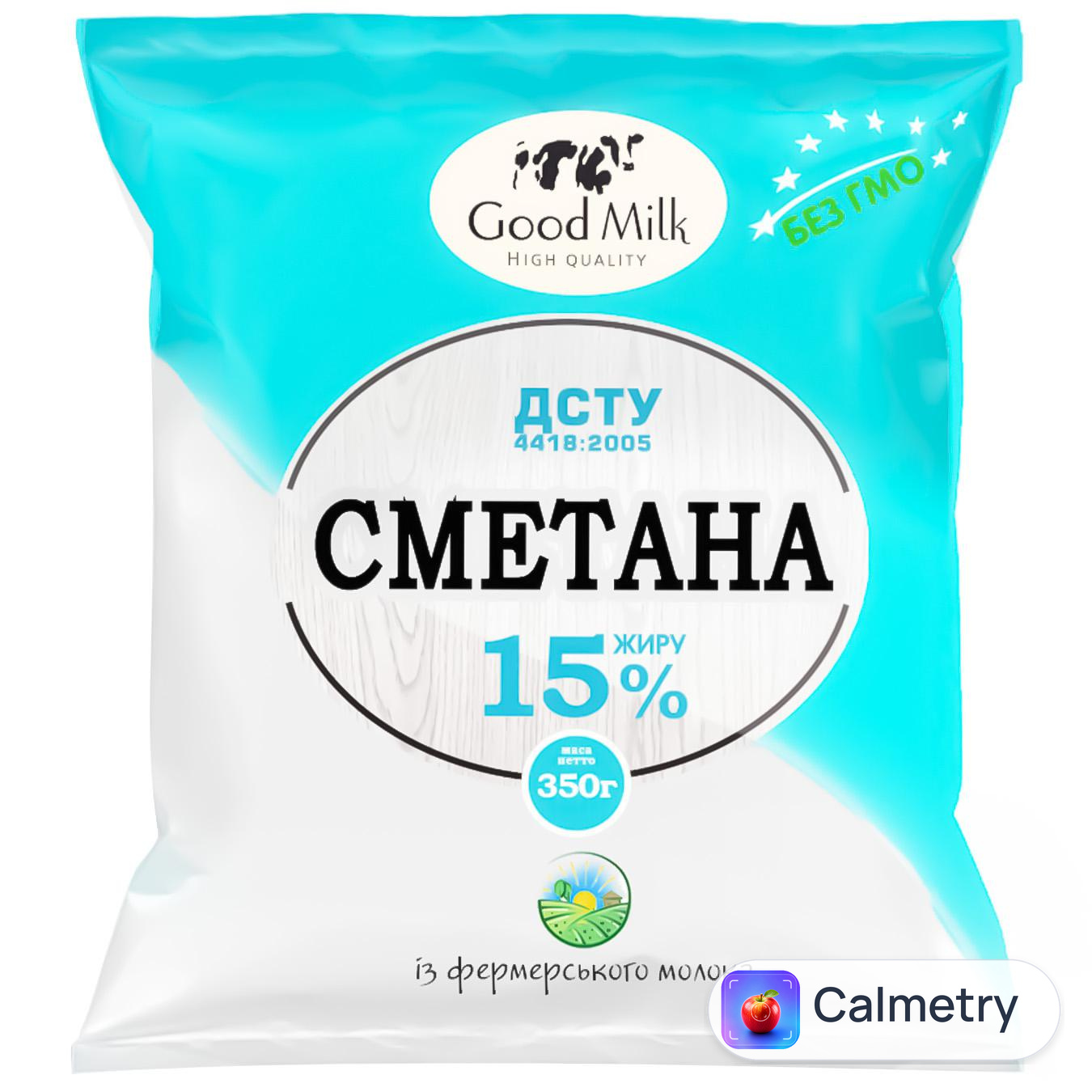 Сметана Good Milk 15% 350г
