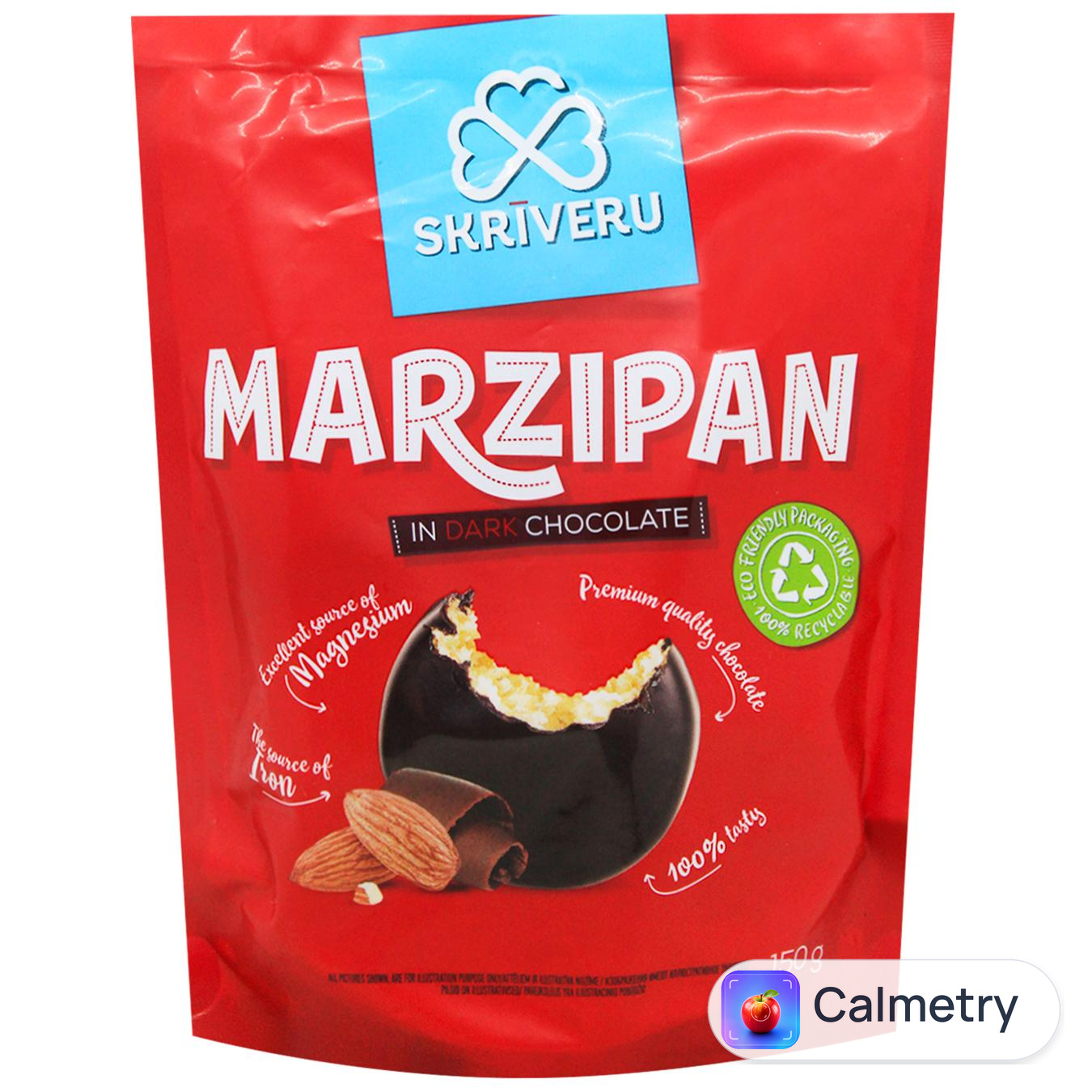 Марципан Skriveru у чорному шоколаді 150г