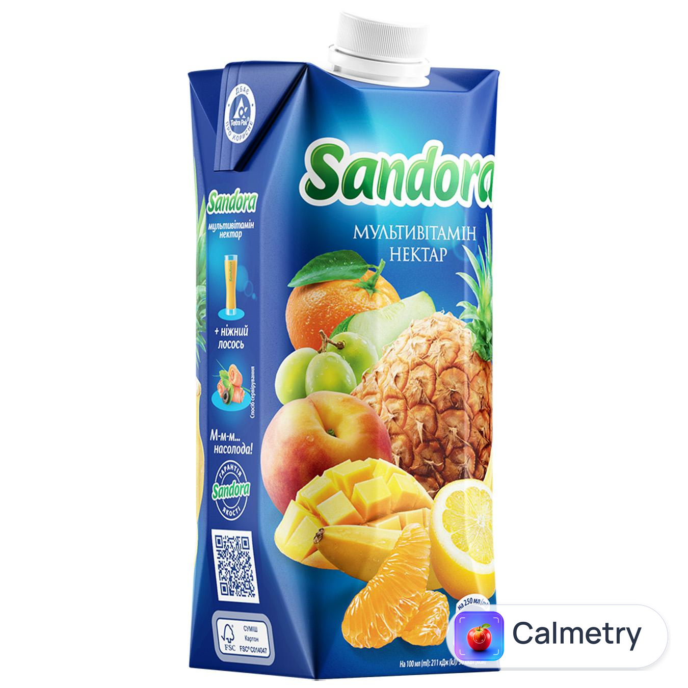 Нектар Sandora мультивітамінний 0,5л — фото продукту
