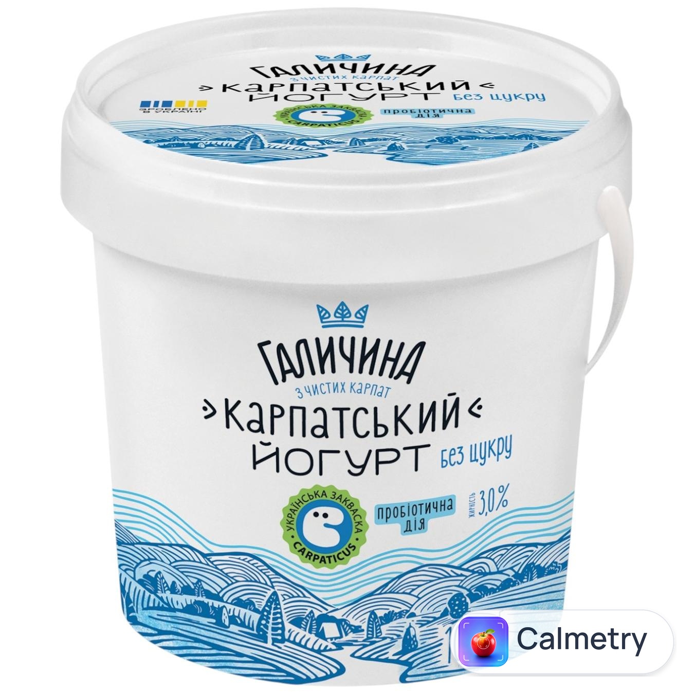 Йогурт Галичина Карпатський без цукру 3% 1кг