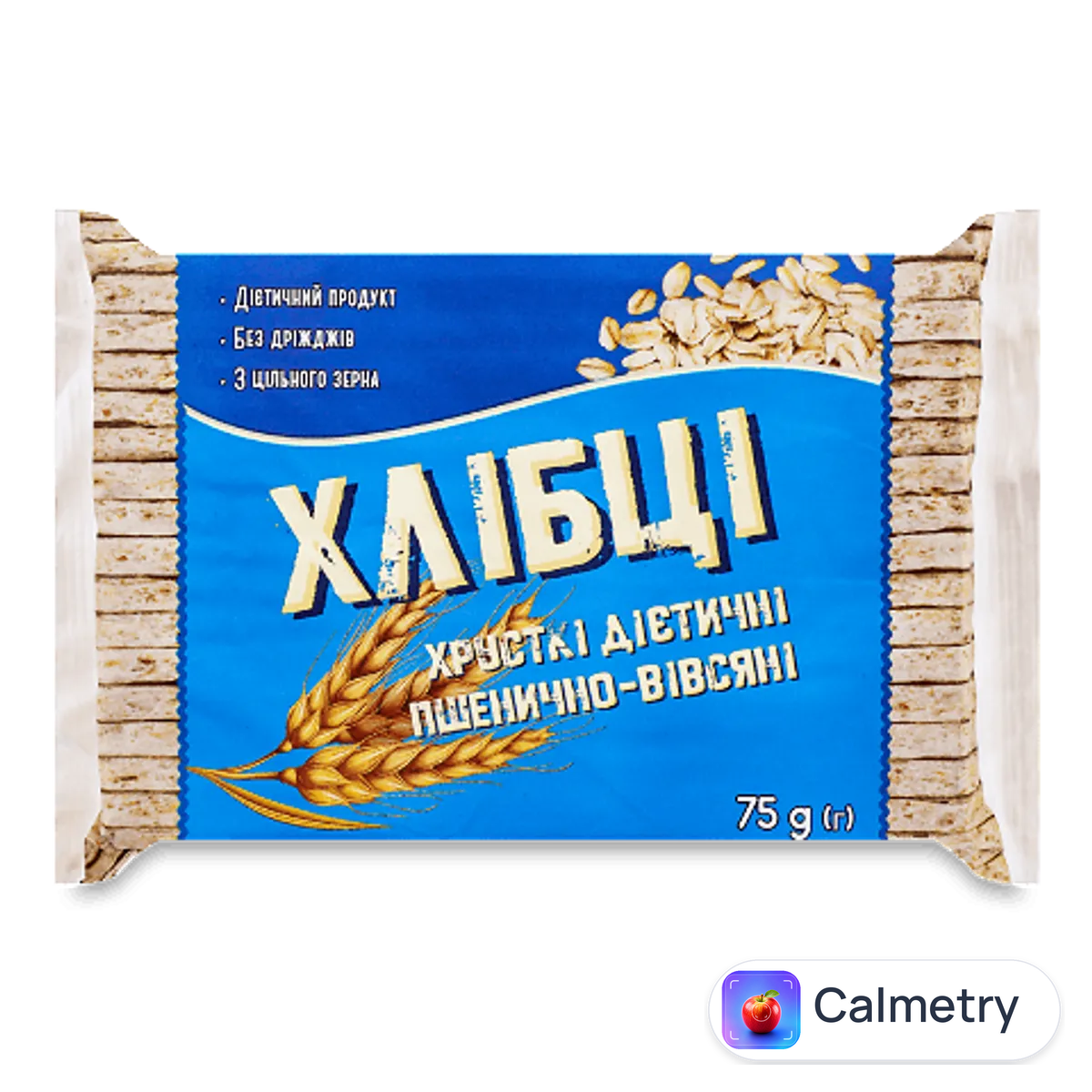 Хлібці «Лавка здоров'я» хрусткі дієтичні пшенично-вівсяні 75г