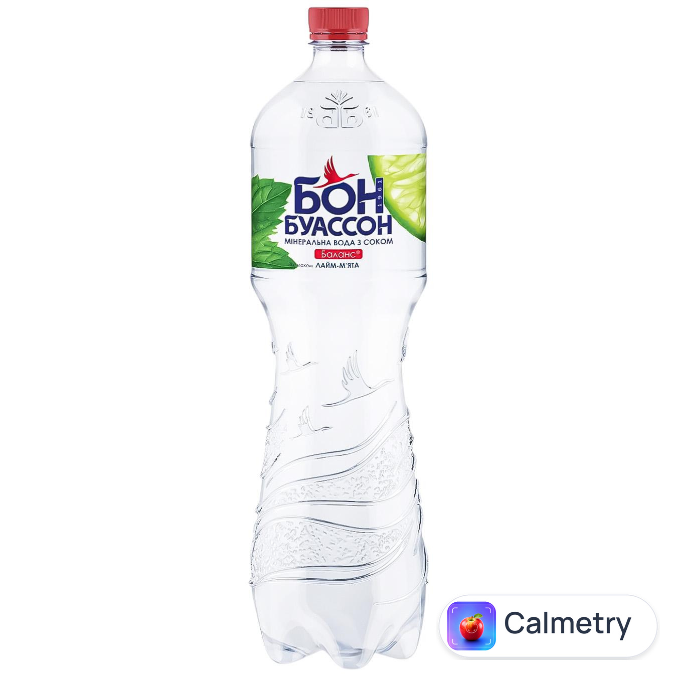 Вода мінеральна Бон Буассон з соком Лайм-М'ята 1,5л