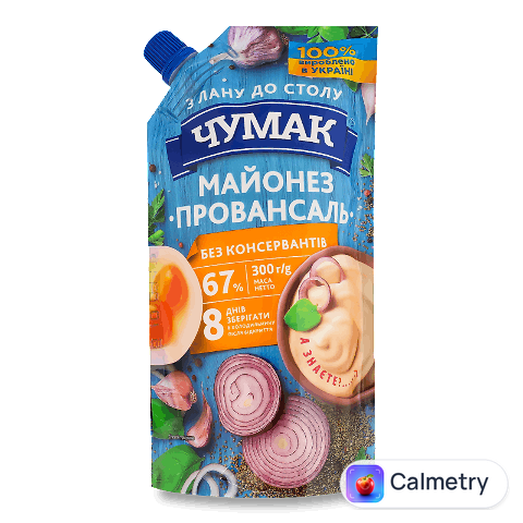 Майонез «Чумак» «Провансаль» 67%, 300г