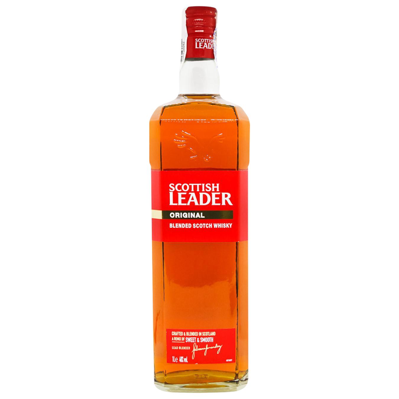 Віскі Scottish Leader 40% 1л — фото продукту