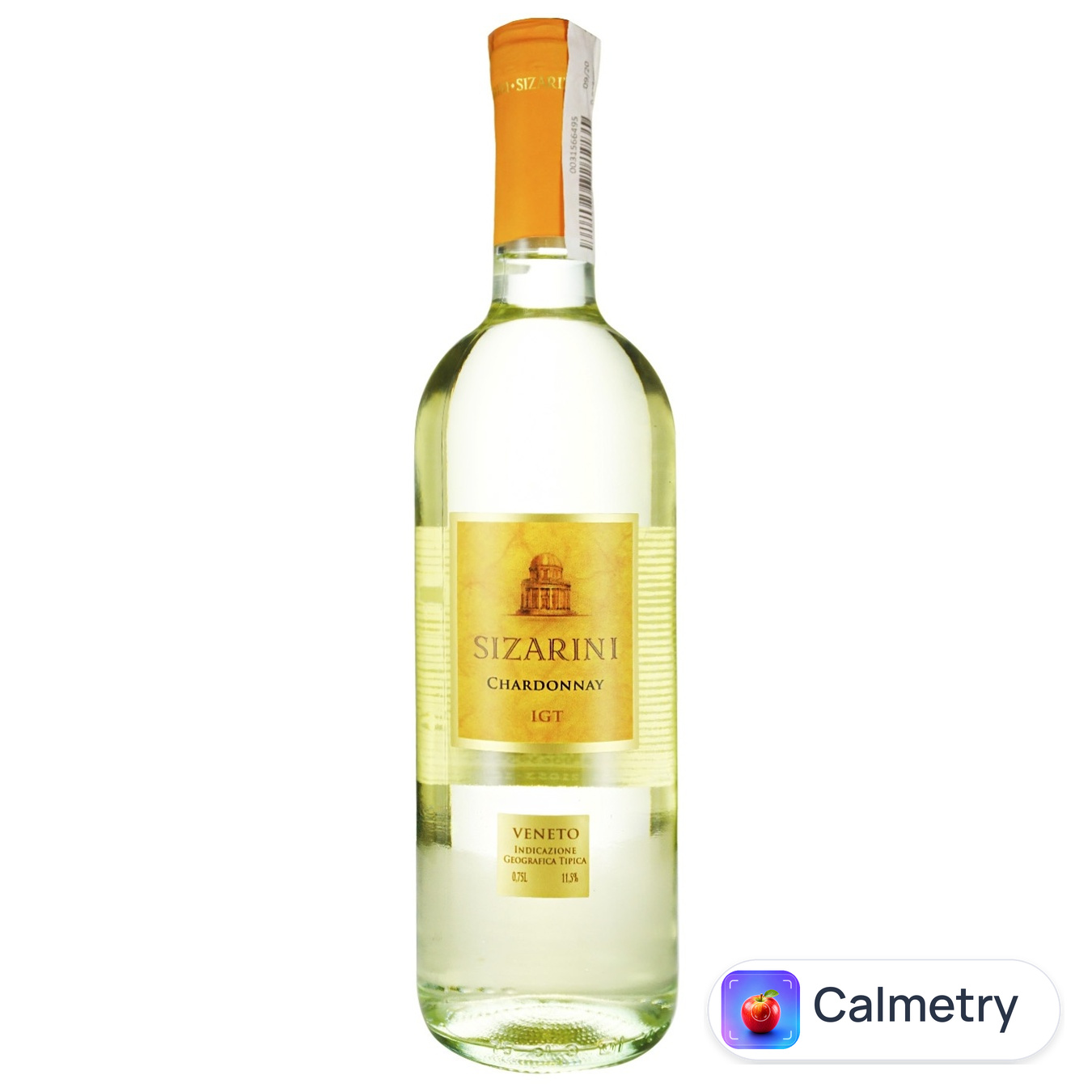 Вино Sizarini Chardonnay біле сухе 11,5% 0,75л