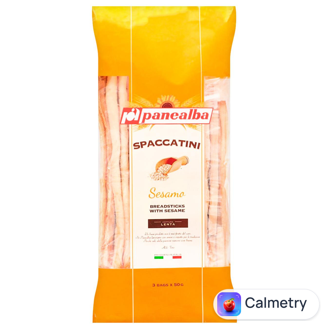 Грісіні Panealba з кунжутом 150г