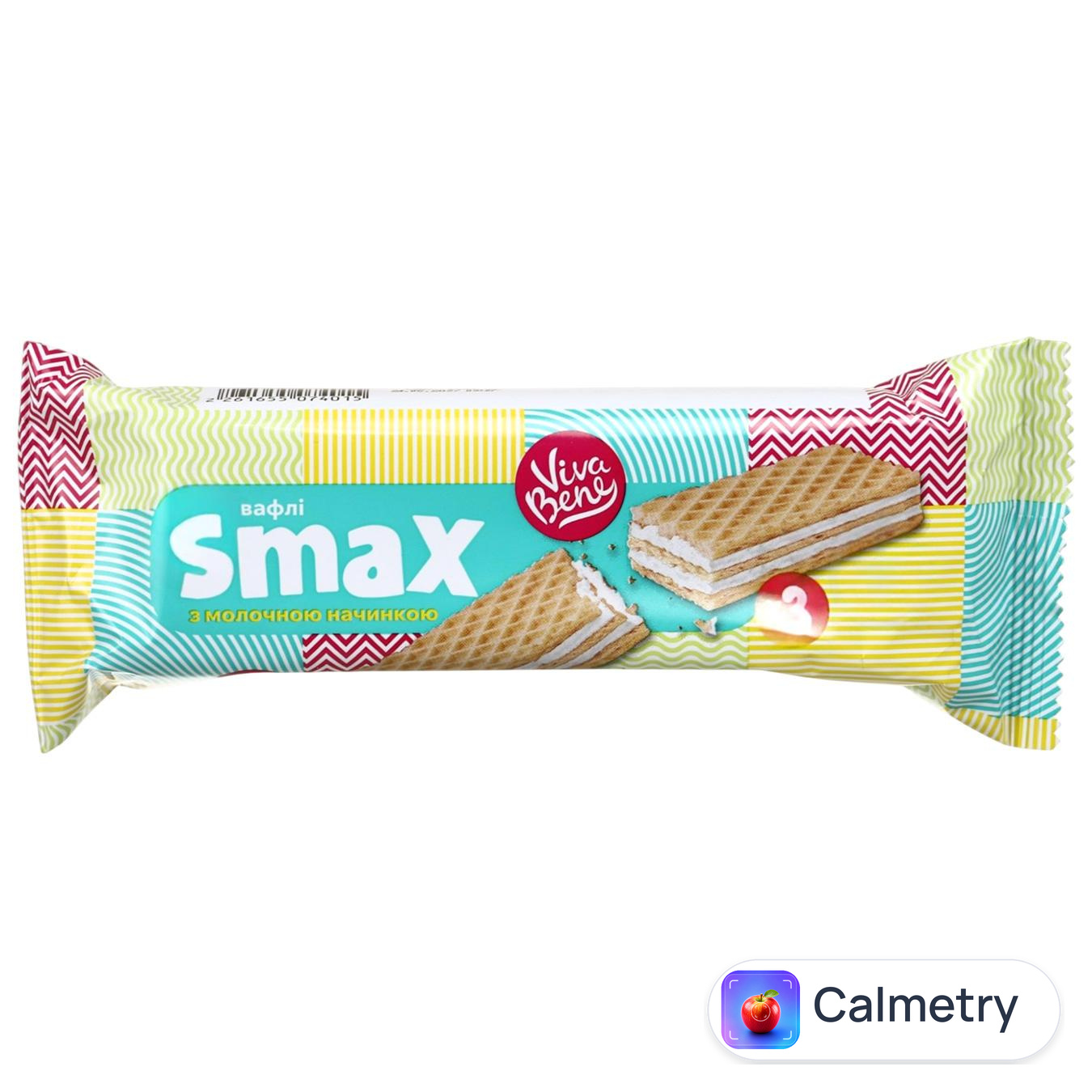Вафлі Viva Bene Smax з молочною начинкою 80г