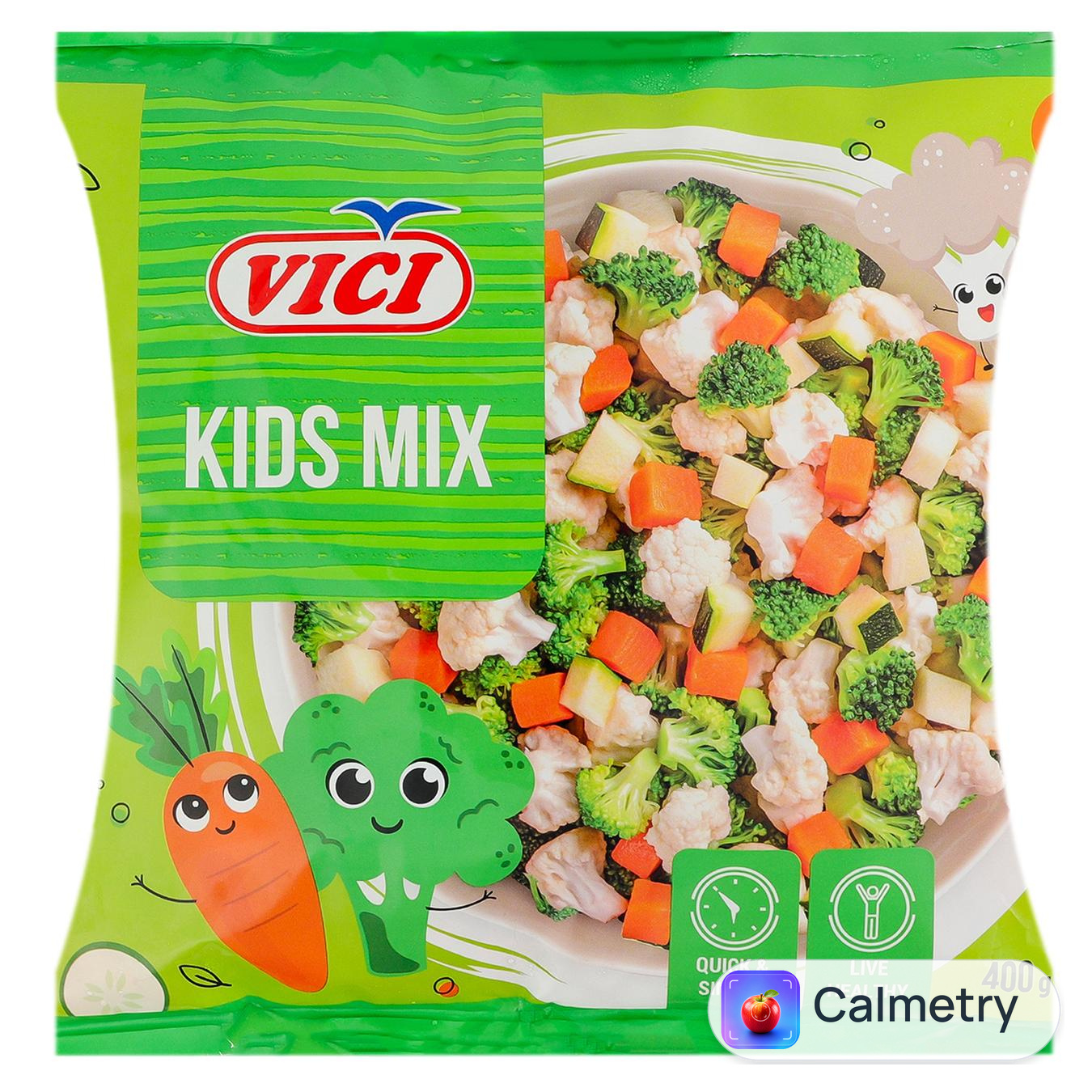 Суміш овочева Vici Kids Mix заморожена 400г — фото продукту