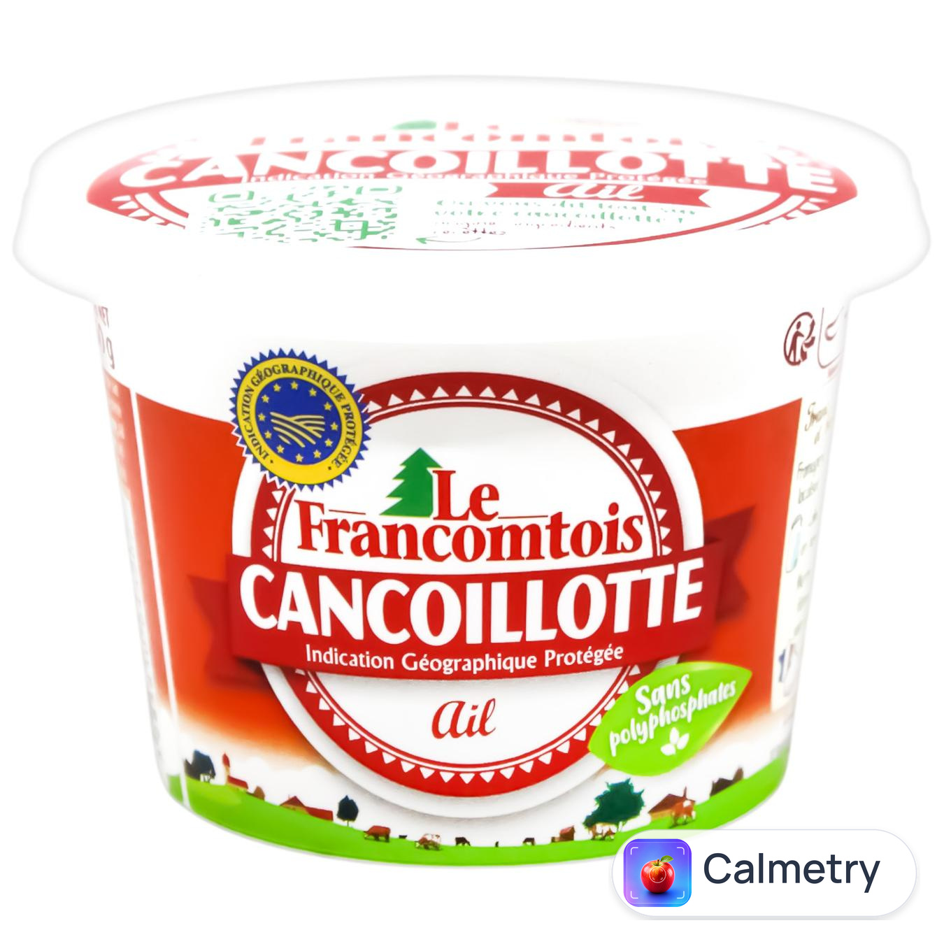 Крем-сир Le Francomtois Cancoillotte зі смаком часнику 26,5% 250г Milleret