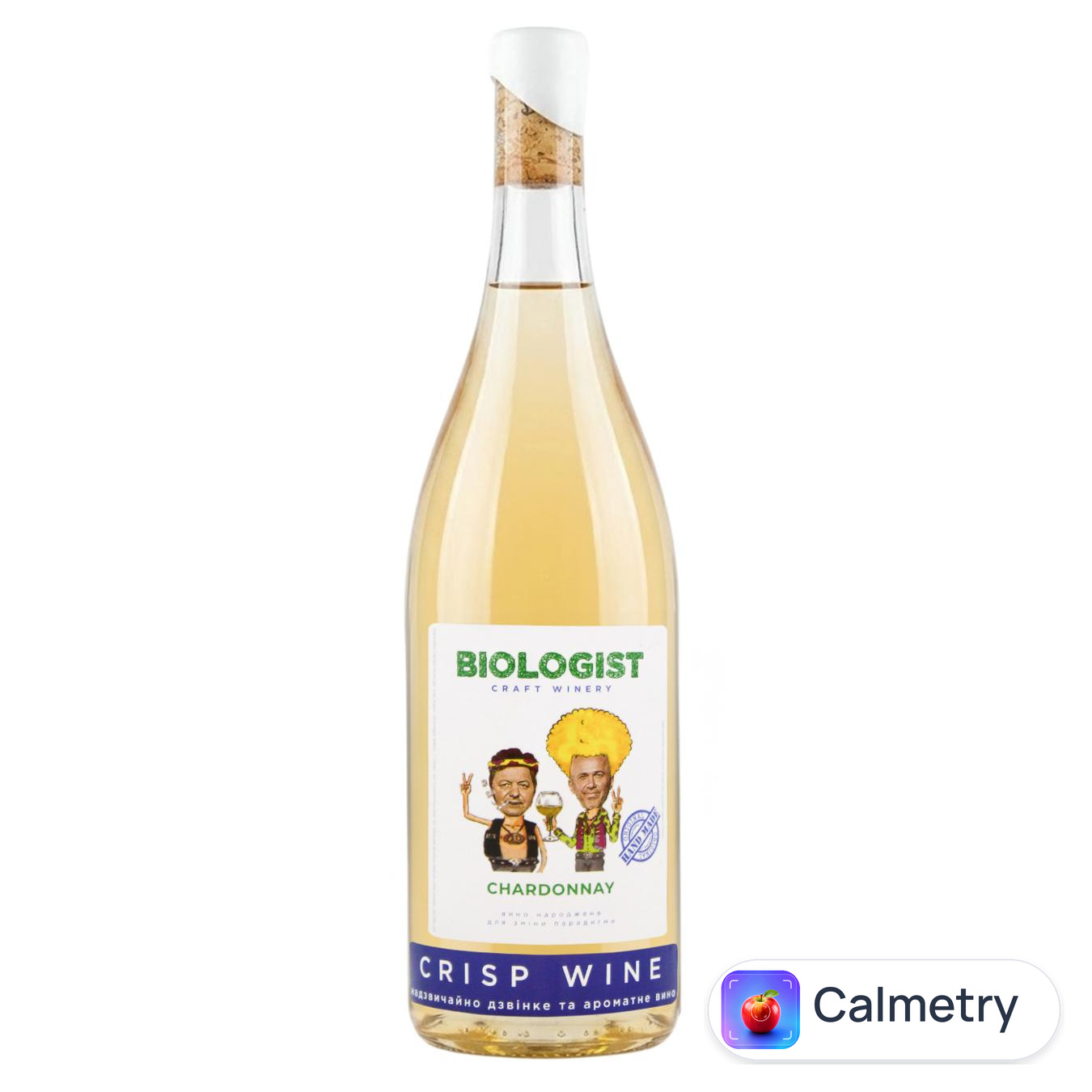 Вино Biologist Crisp Шардоне біле сухе 12% 0,75л — фото продукту