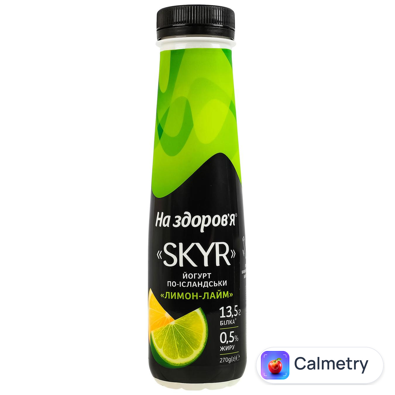 Йогурт На Здоров'я Skyr по-ісландськи Лимон-Лайм 0,5% 270г