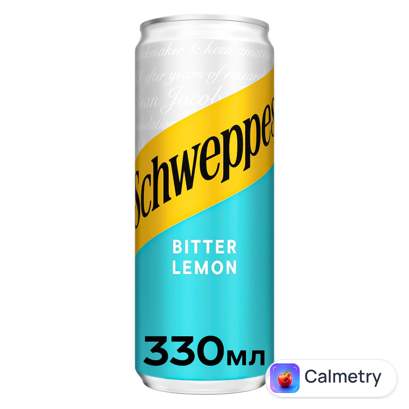 Напій газований Schweppes Original Bitter Lemon 0,33л — фото продукту