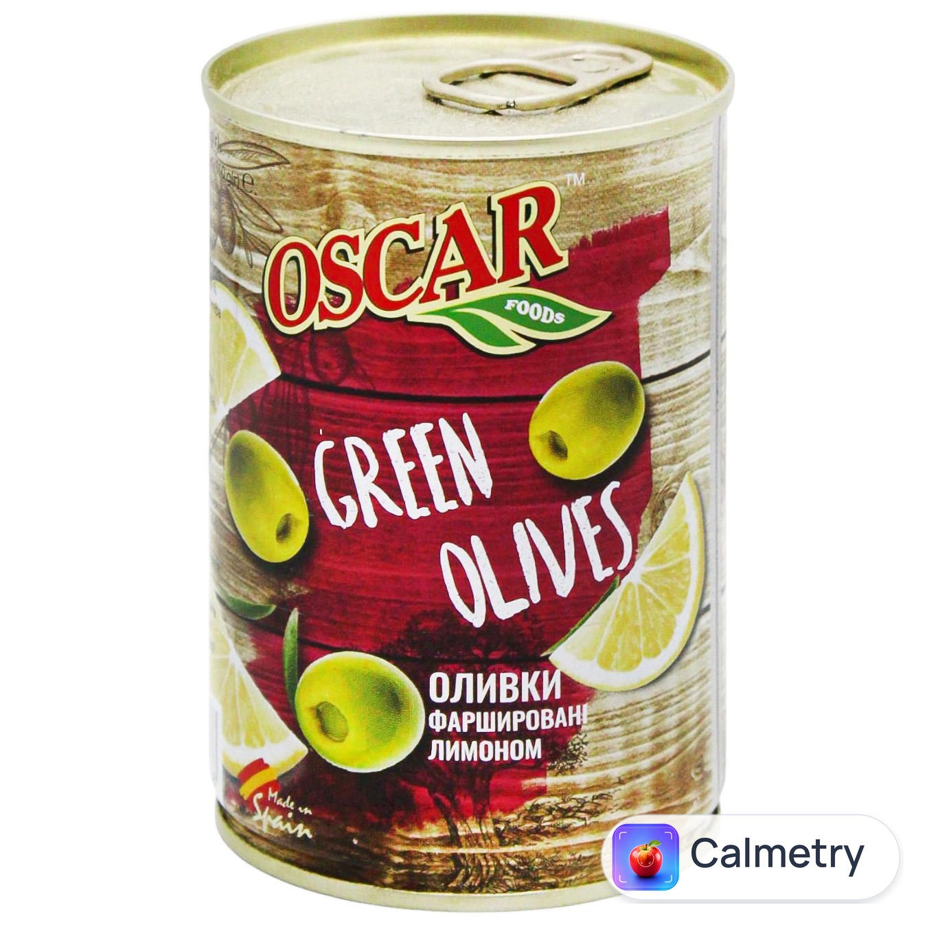 Оливки Oscar з лимоном 300г