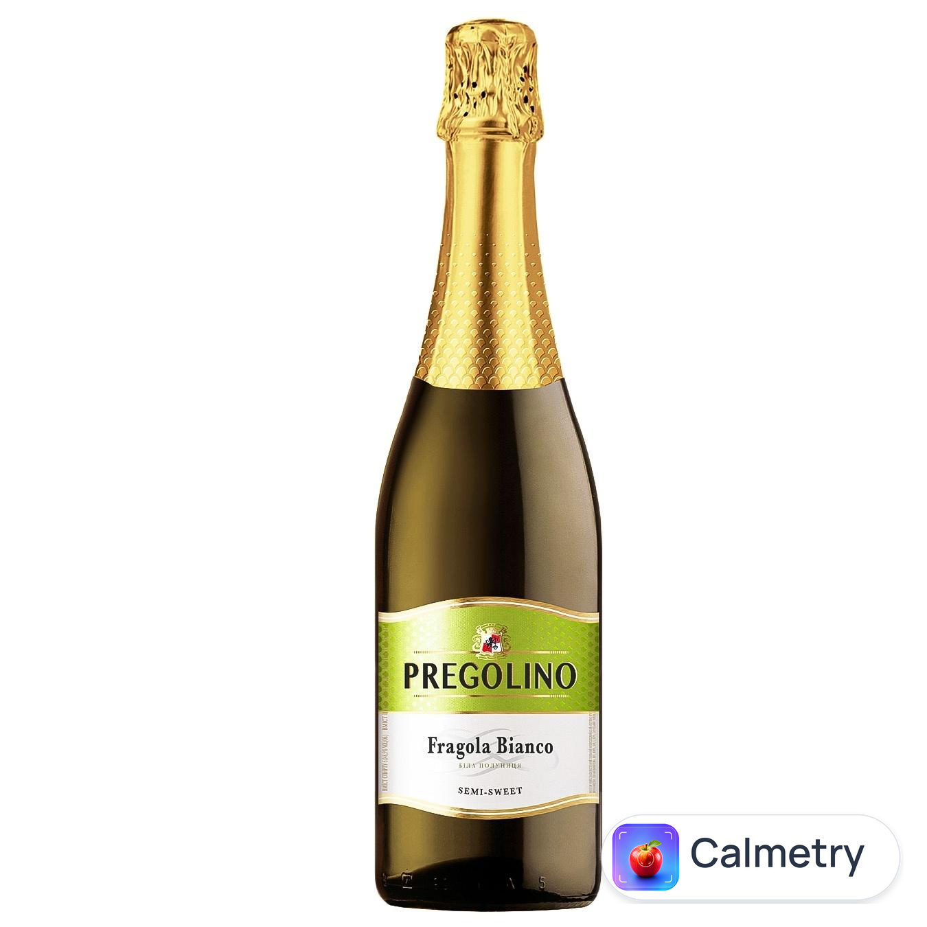 Напій винний ігристий Pregolino Fragola Bianco напівсолодкий білий 5-8,5% 0,75л