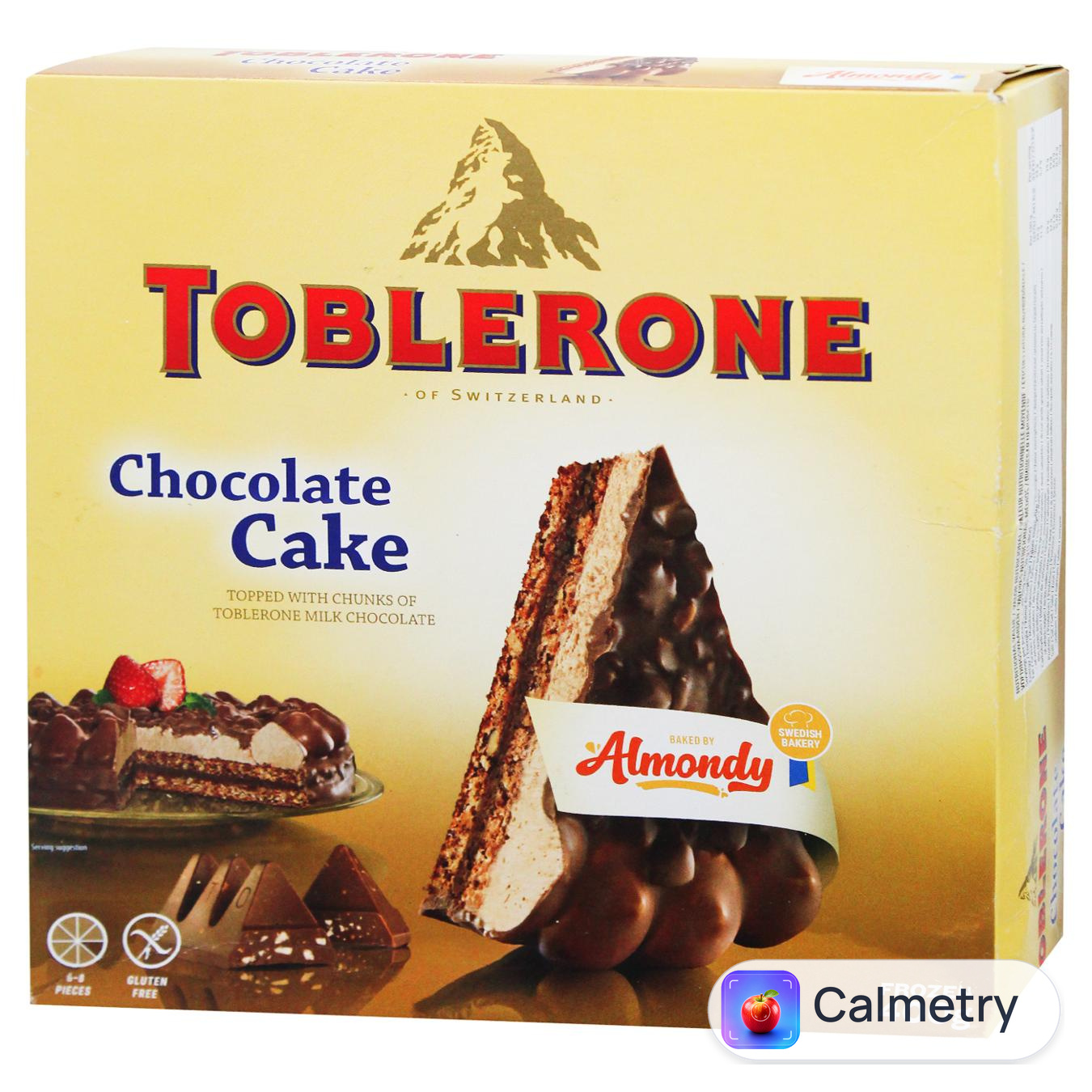 Торт Toblerone Шоколадний 400г — фото продукту