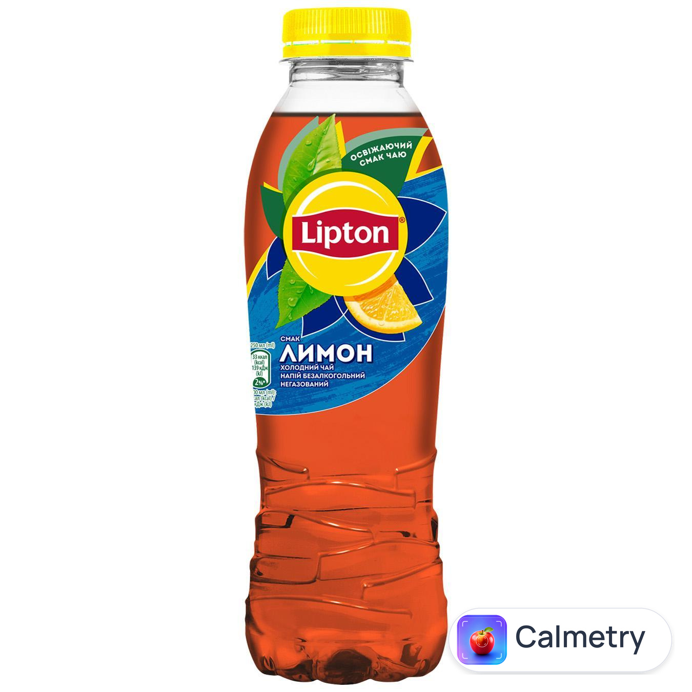 Чай холодний чорний Lipton Лимон 0,5л — фото продукту