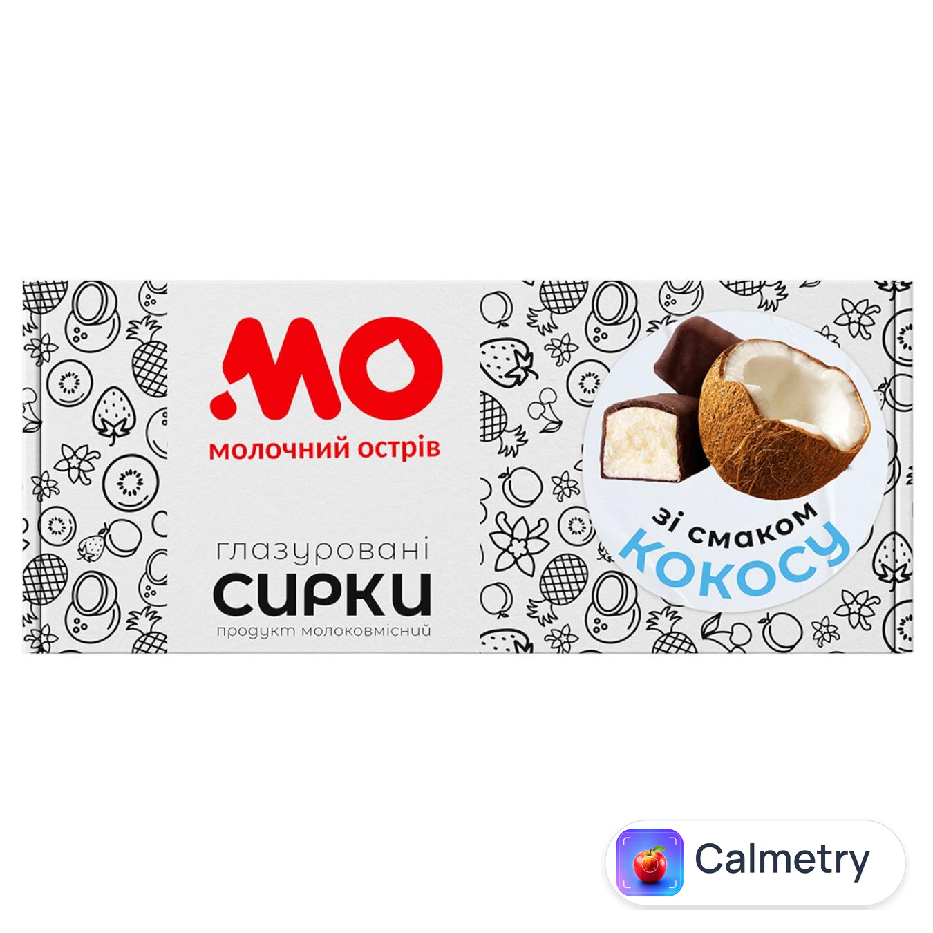 Сирок глазурований Молочний Острів кокос 26% 6*36г