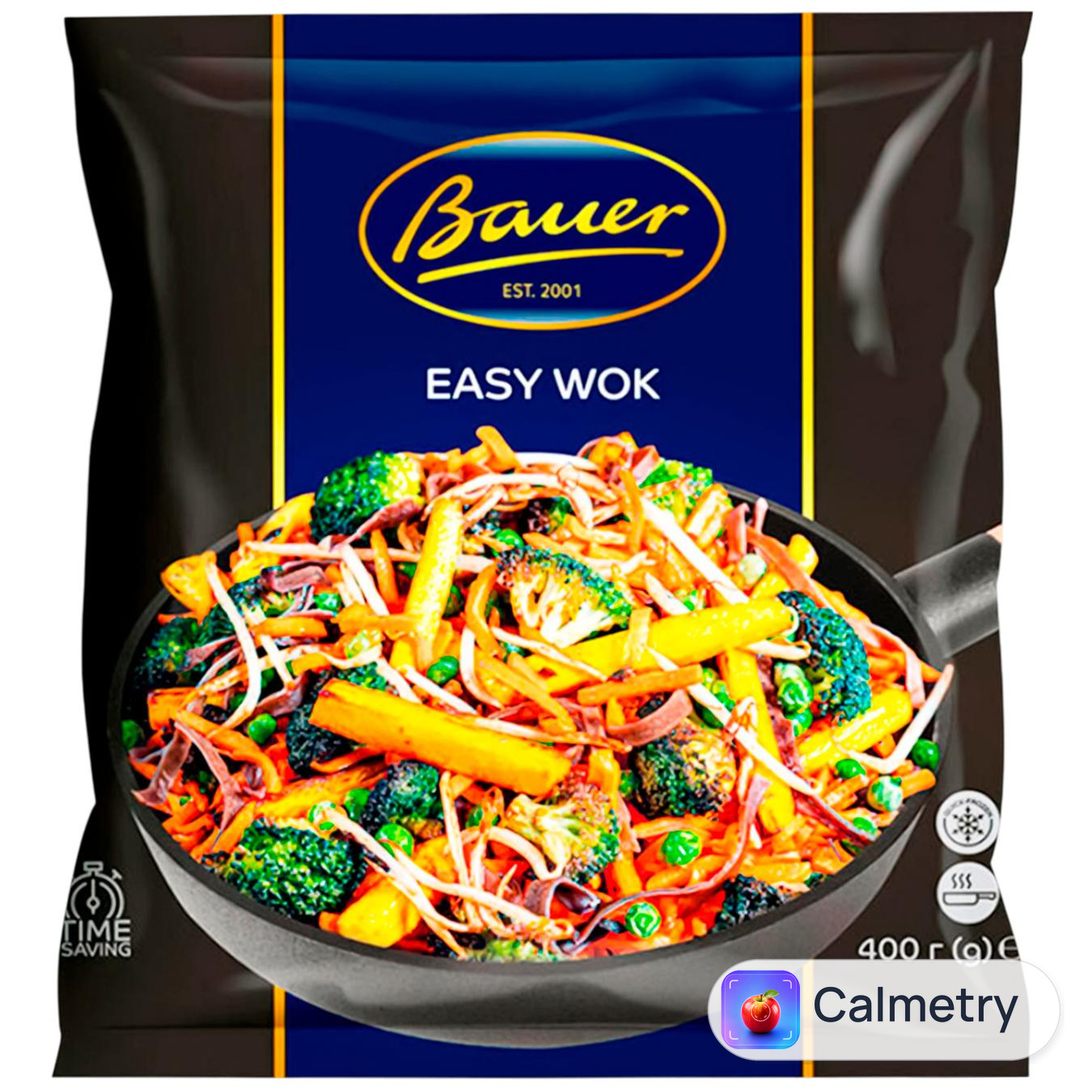 Суміш овочева Bauer Easy Wok заморожена 400г — фото продукту