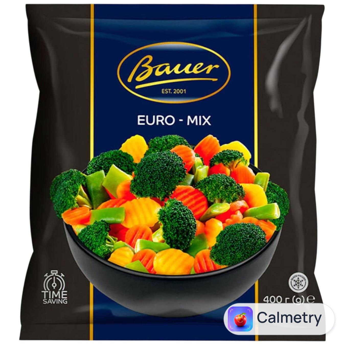 Суміш Bauer Євро-мікс заморожена 400г — фото продукту