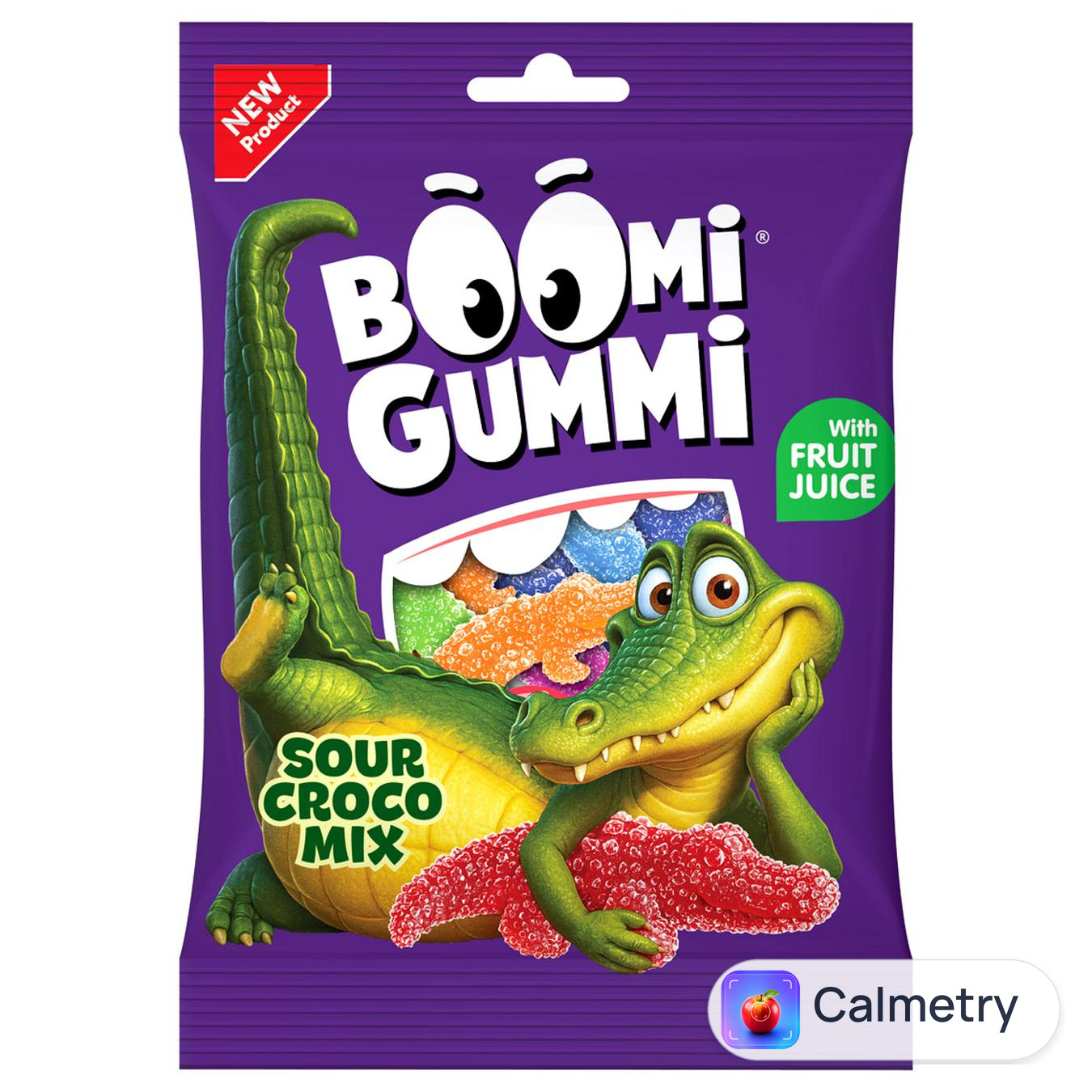 Цукерки Boomi Gummi Sour Croco Mix желейні 70г