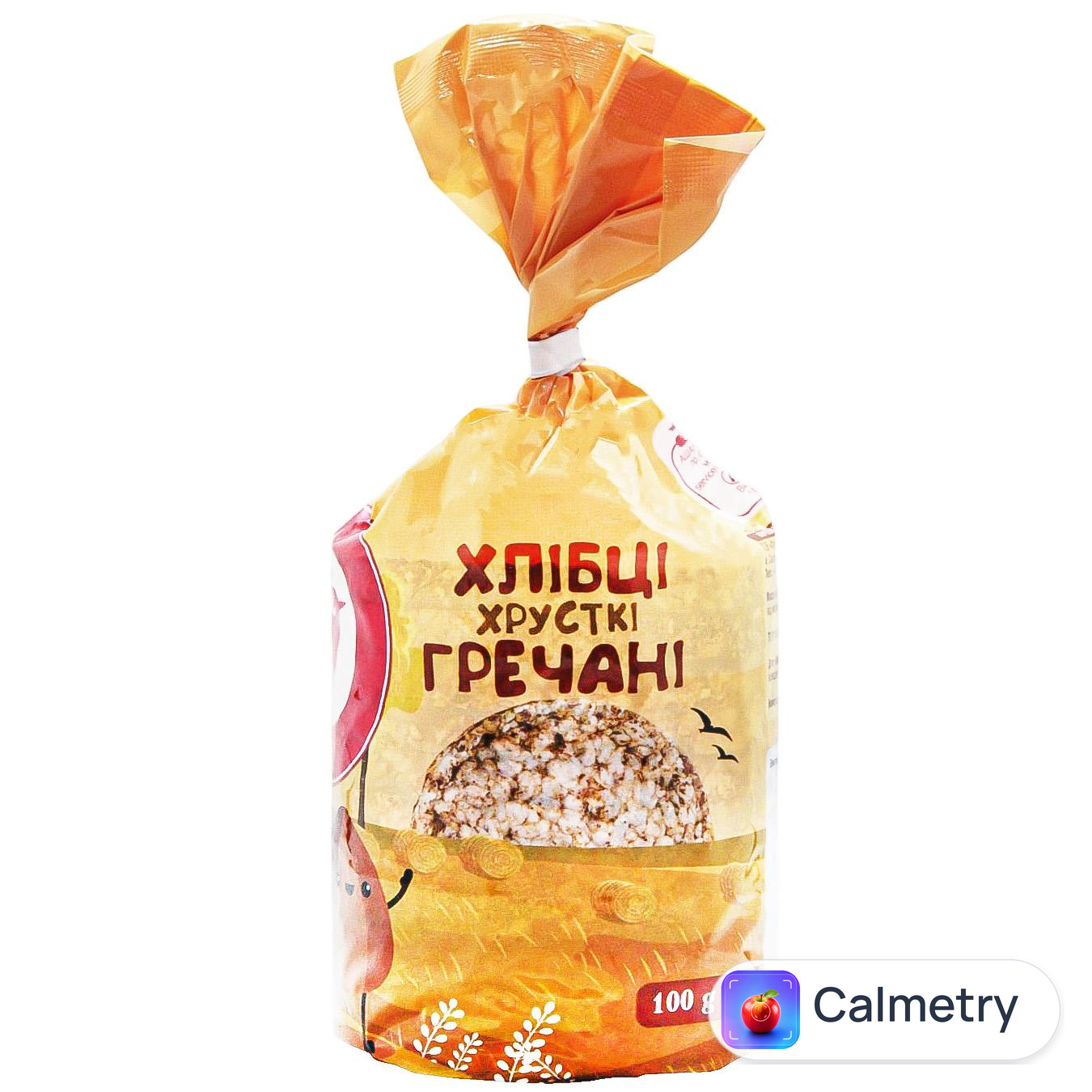 Хлібці Auchan гречані хрусткі 100г