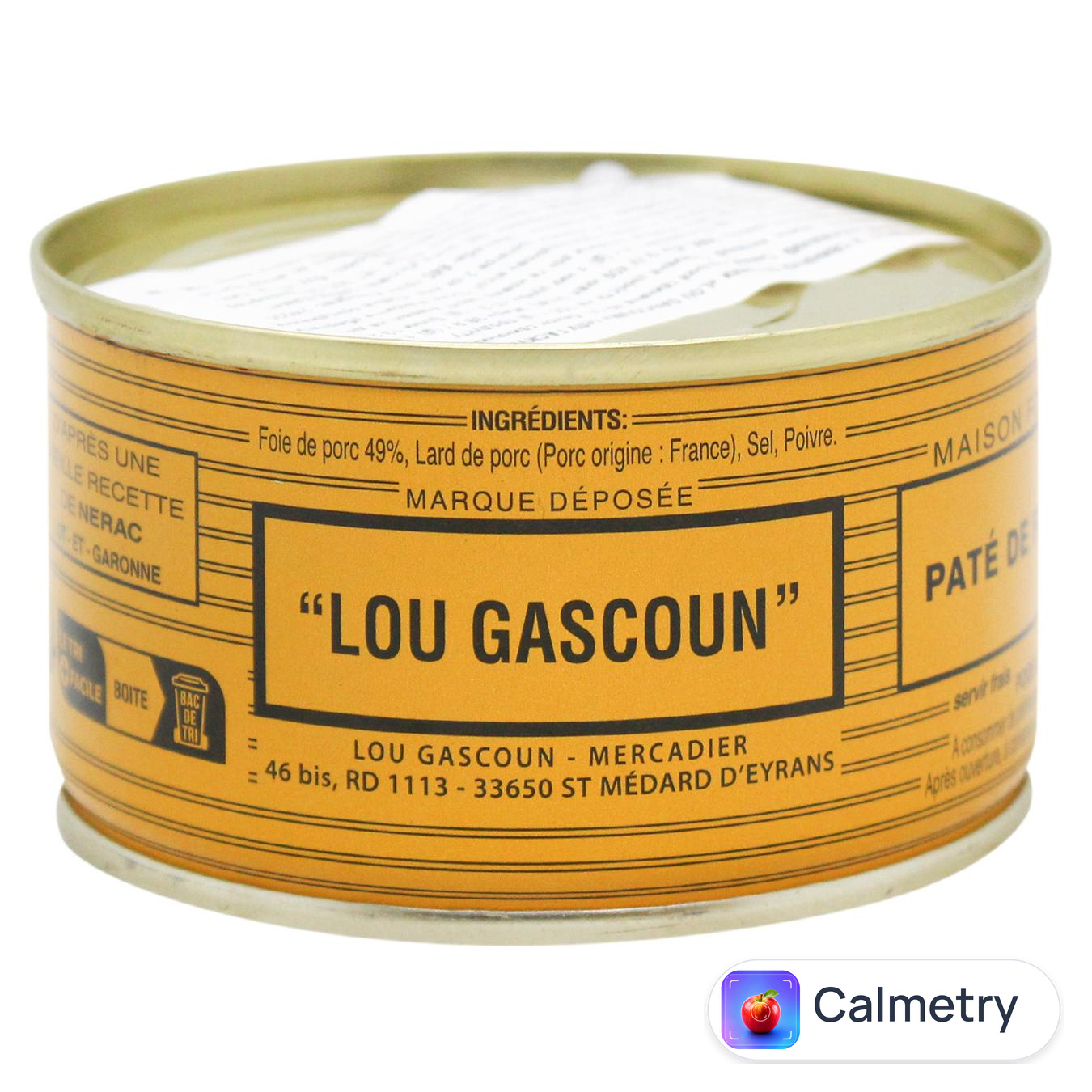 Паштет Lou Gascoun зі свинячої печінки 130г